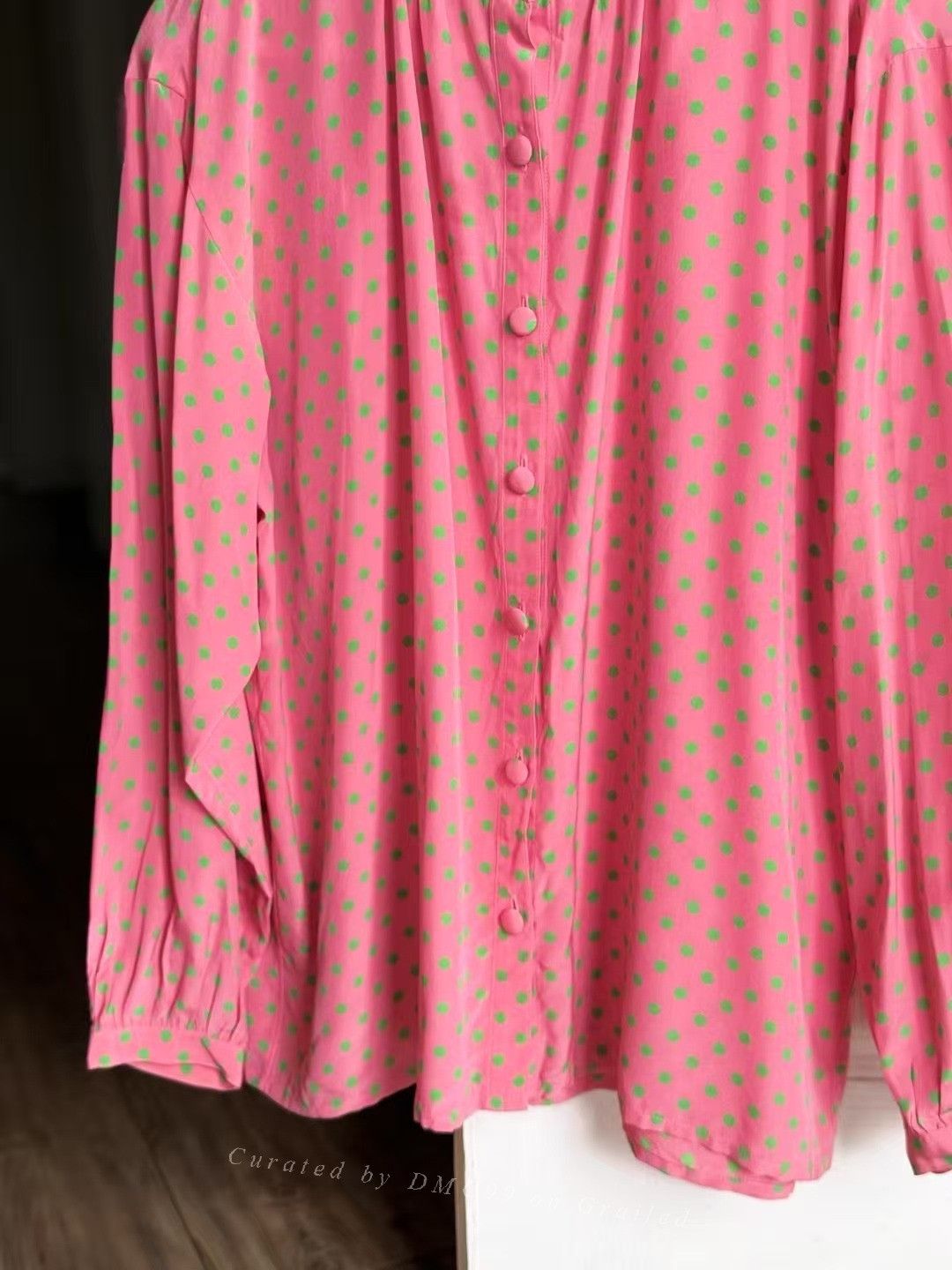 Yves Saint Laurent YSL Vintage Polka Dot Shirt Size S / US 4 / IT 40 - 5 Thumbnail
