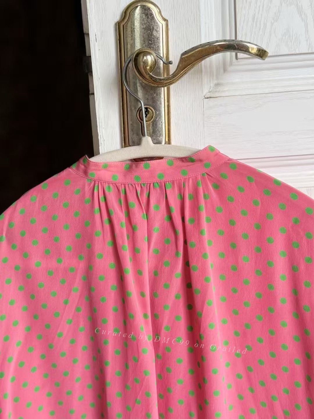 Yves Saint Laurent YSL Vintage Polka Dot Shirt Size S / US 4 / IT 40 - 6 Thumbnail