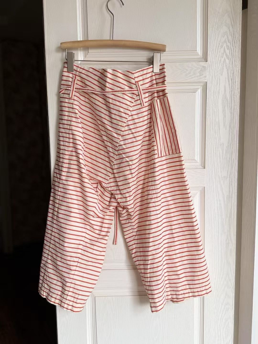 Issey Miyake ISSEY MIYAKE Vintage Striped Cargo Pants Size 32" / US 10 / IT 46 - 2 Thumbnail