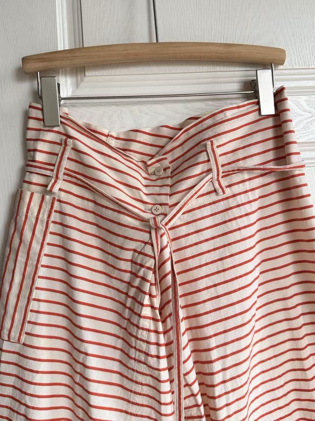 Issey Miyake ISSEY MIYAKE Vintage Striped Cargo Pants Size 32" / US 10 / IT 46 - 3 Thumbnail