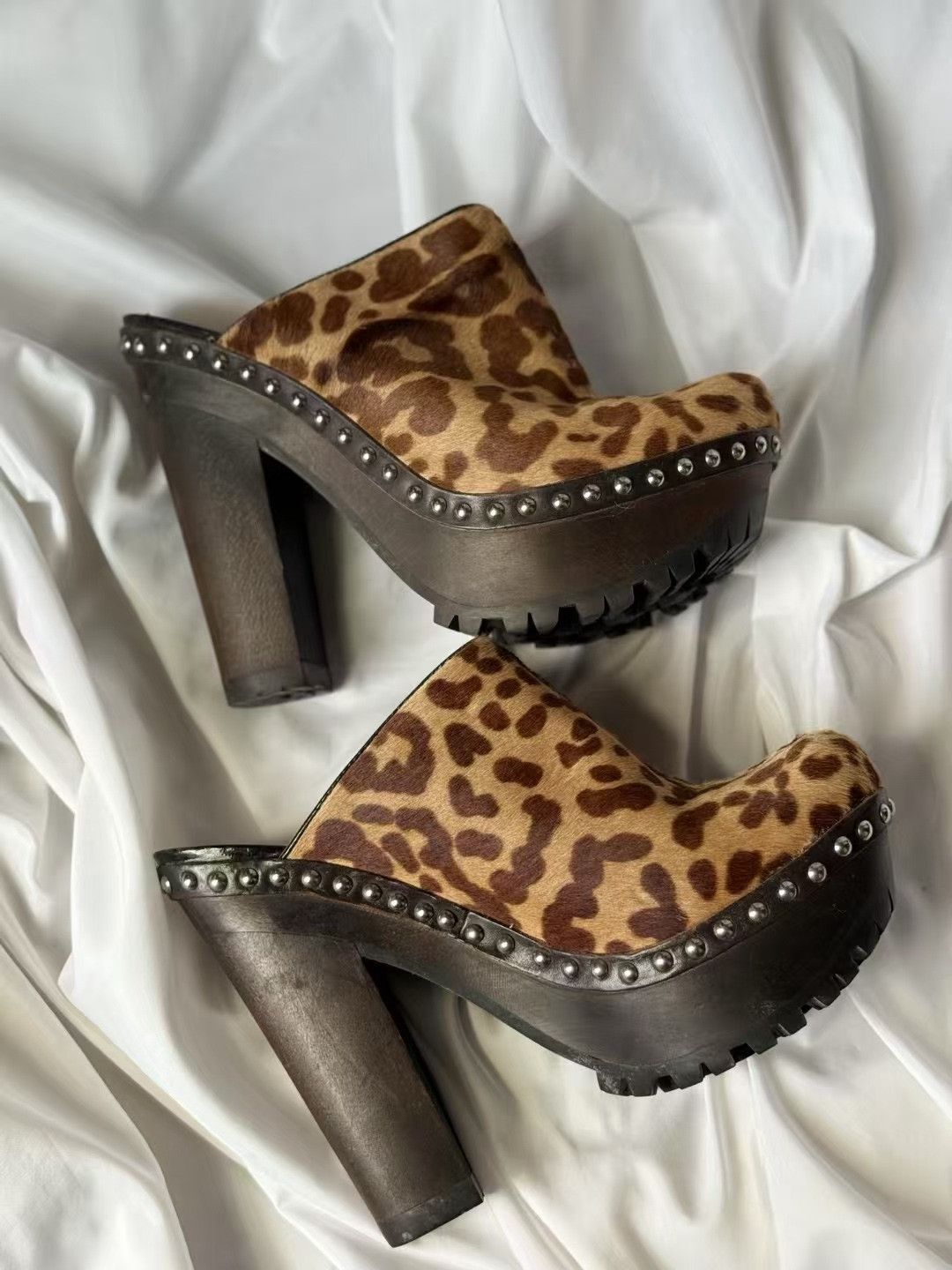 Miu Miu Miu Miu Leopard Print High Heels Size US 7 / IT 37 - 6 Thumbnail