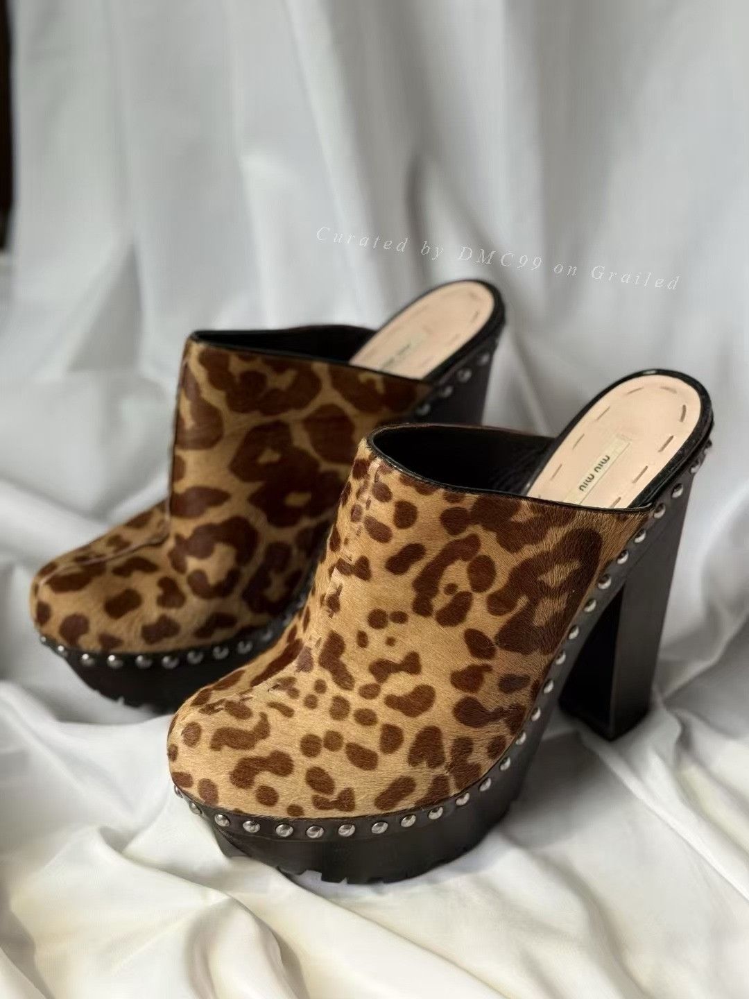 Miu Miu Miu Miu Leopard Print High Heels Size US 7 / IT 37 - 3 Thumbnail