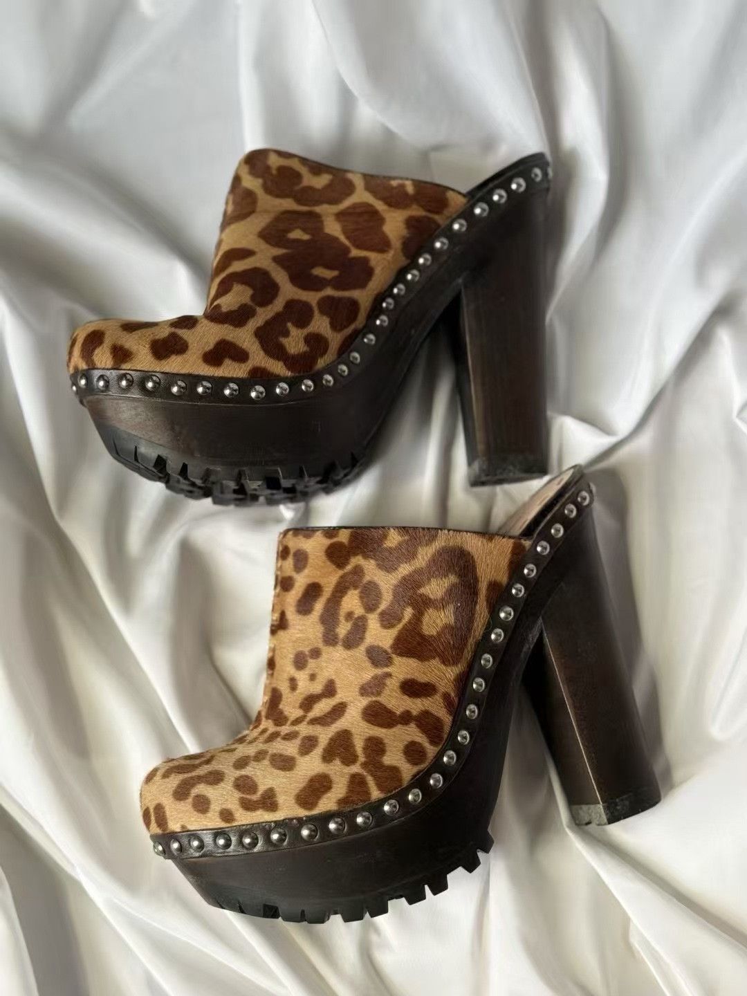 Miu Miu Miu Miu Leopard Print High Heels Size US 7 / IT 37 - 4 Thumbnail