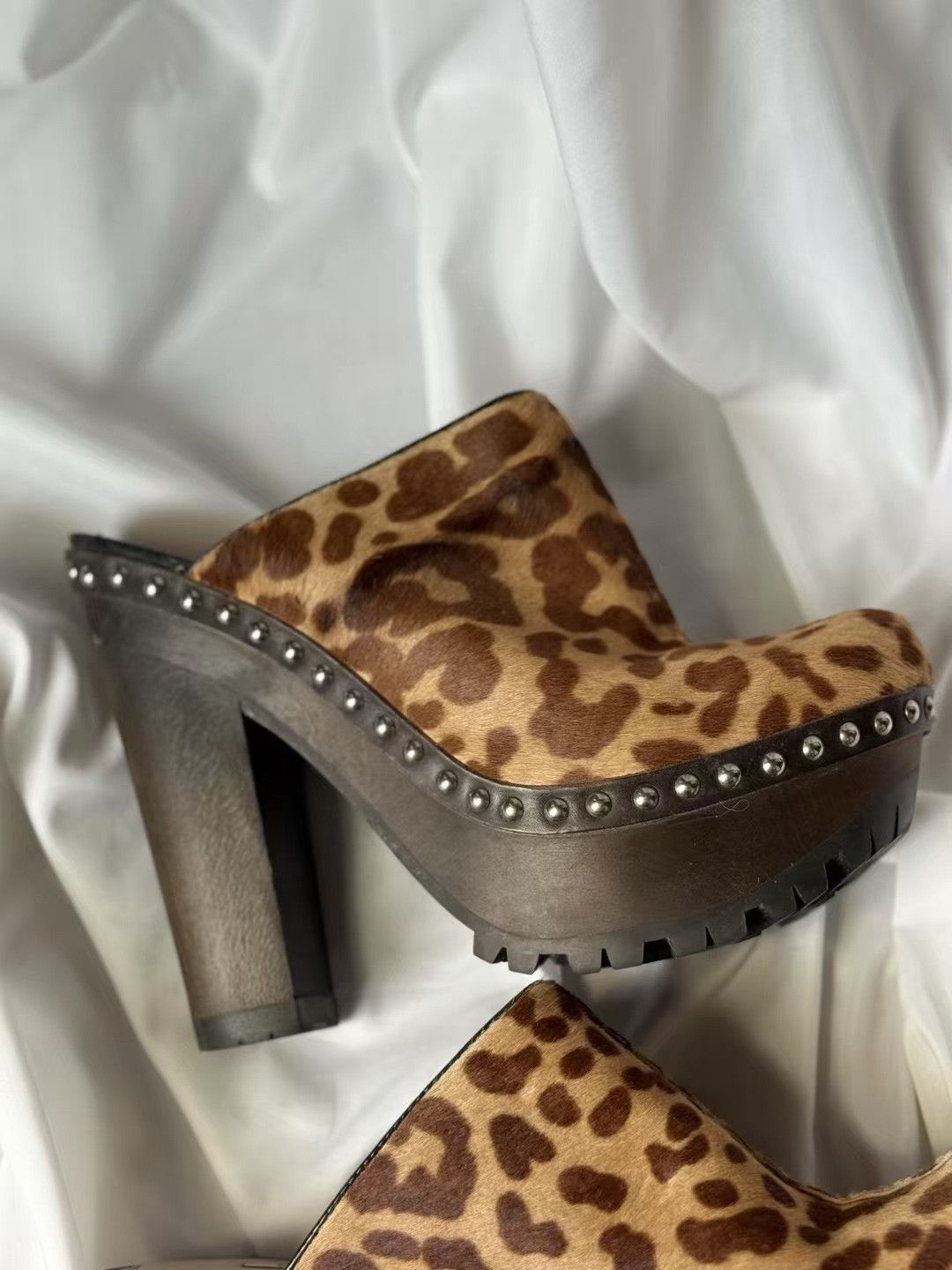 Miu Miu Miu Miu Leopard Print High Heels Size US 7 / IT 37 - 7 Thumbnail