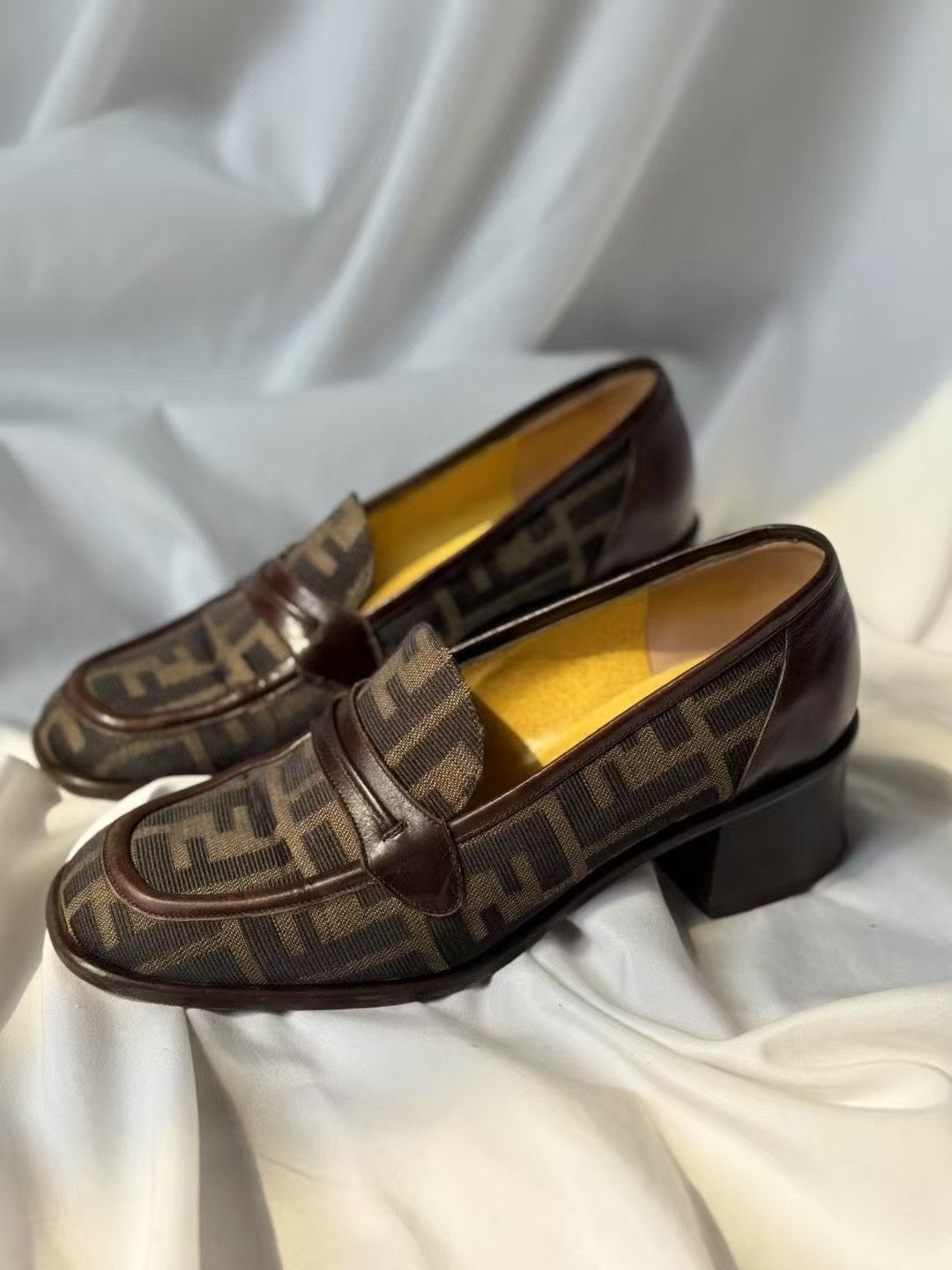 Fendi Fendi FF Logo Loafers Size US 4.5 / IT 34.5 - 2 Thumbnail