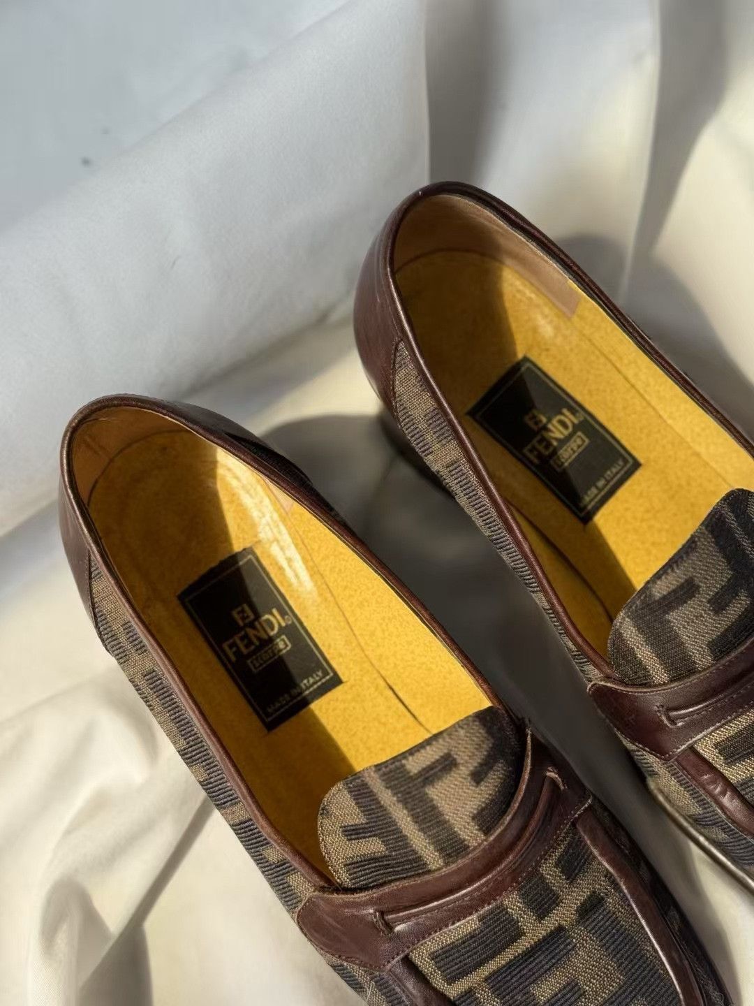 Fendi Fendi FF Logo Loafers Size US 4.5 / IT 34.5 - 4 Thumbnail