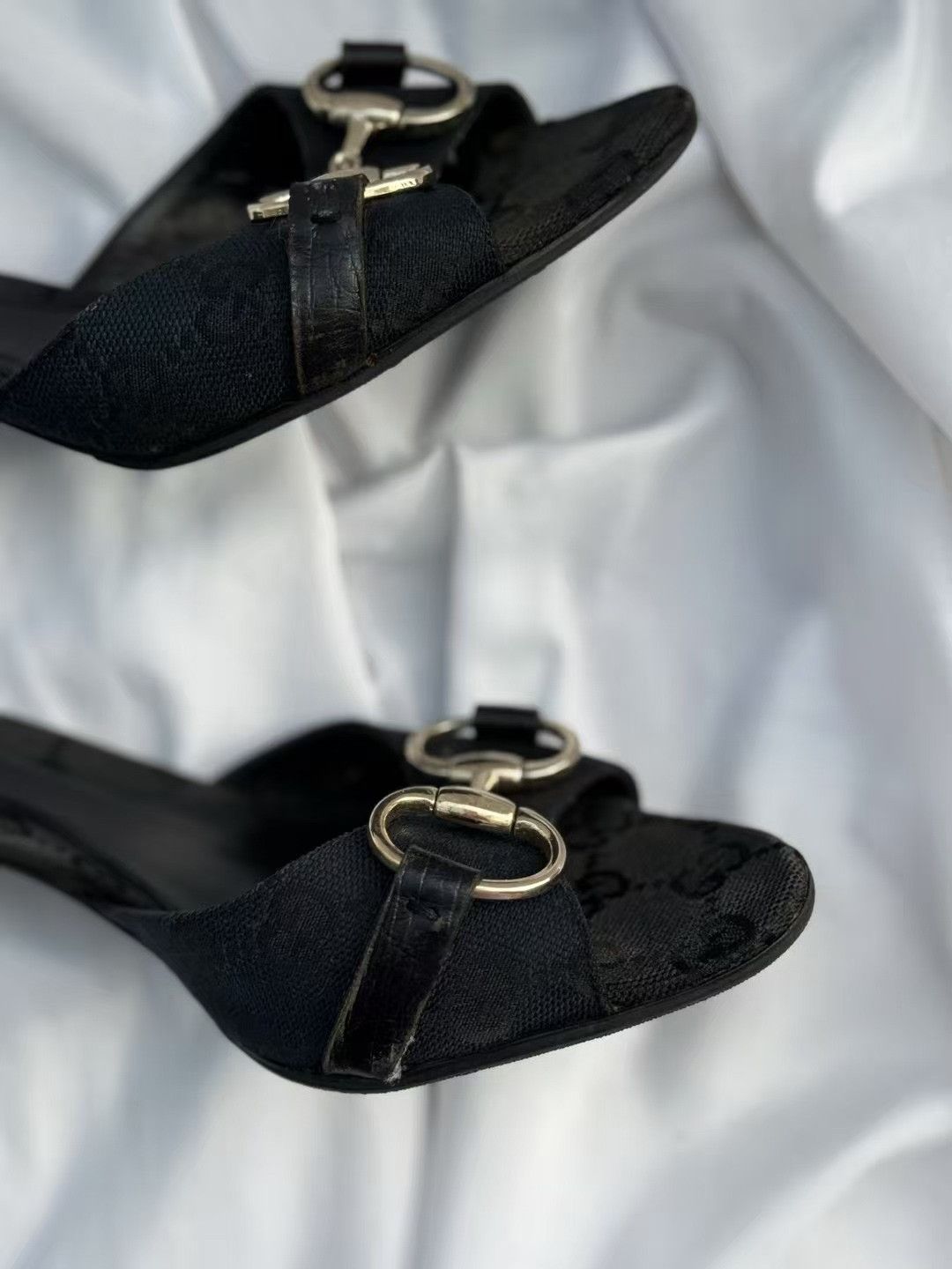 Gucci Gucci Horsebit Heel Slippers Size US 4.5 / IT 34.5 - 5 Thumbnail
