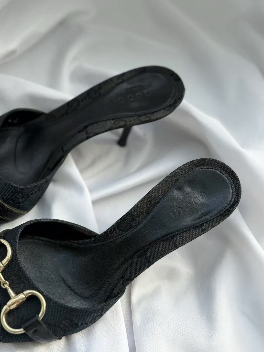Gucci Gucci Horsebit Heel Slippers Size US 4.5 / IT 34.5 - 2 Thumbnail