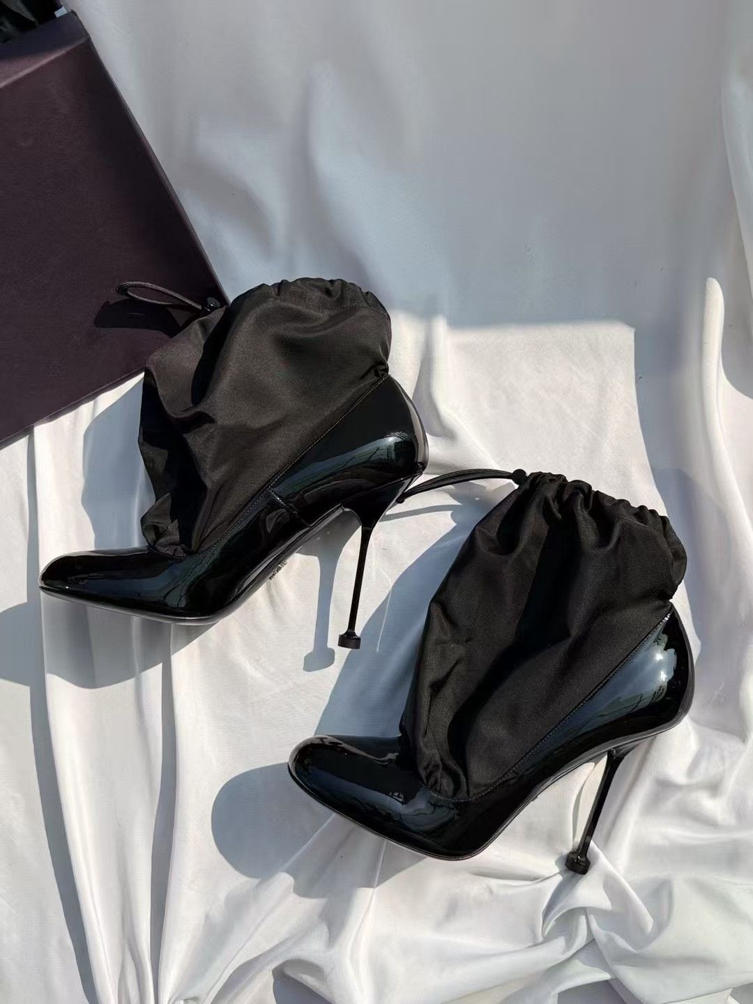 Prada Prada 2018 F/W Runway Nylon High Heels Size US 8.5 / IT 38.5 - 2 Thumbnail