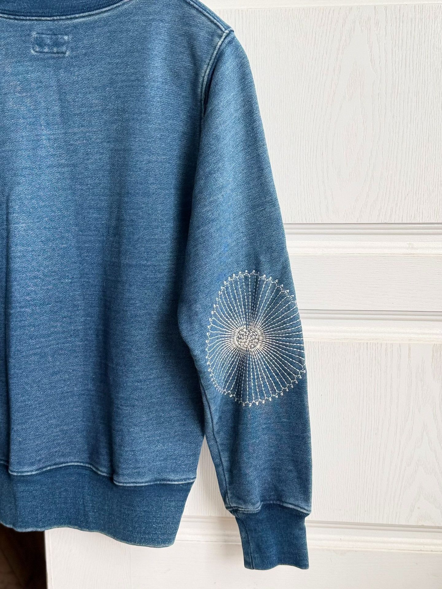 Kapital Kapital Indigo Chrysanthemum Sweatshirt Size XS / US 0-2 / IT 36-38 - 3 Thumbnail