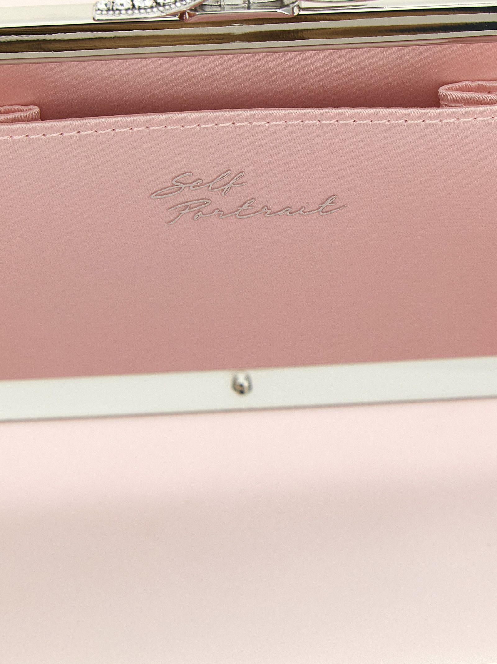 Self-Portrait Satin clutch Size ONE SIZE - 4 Thumbnail