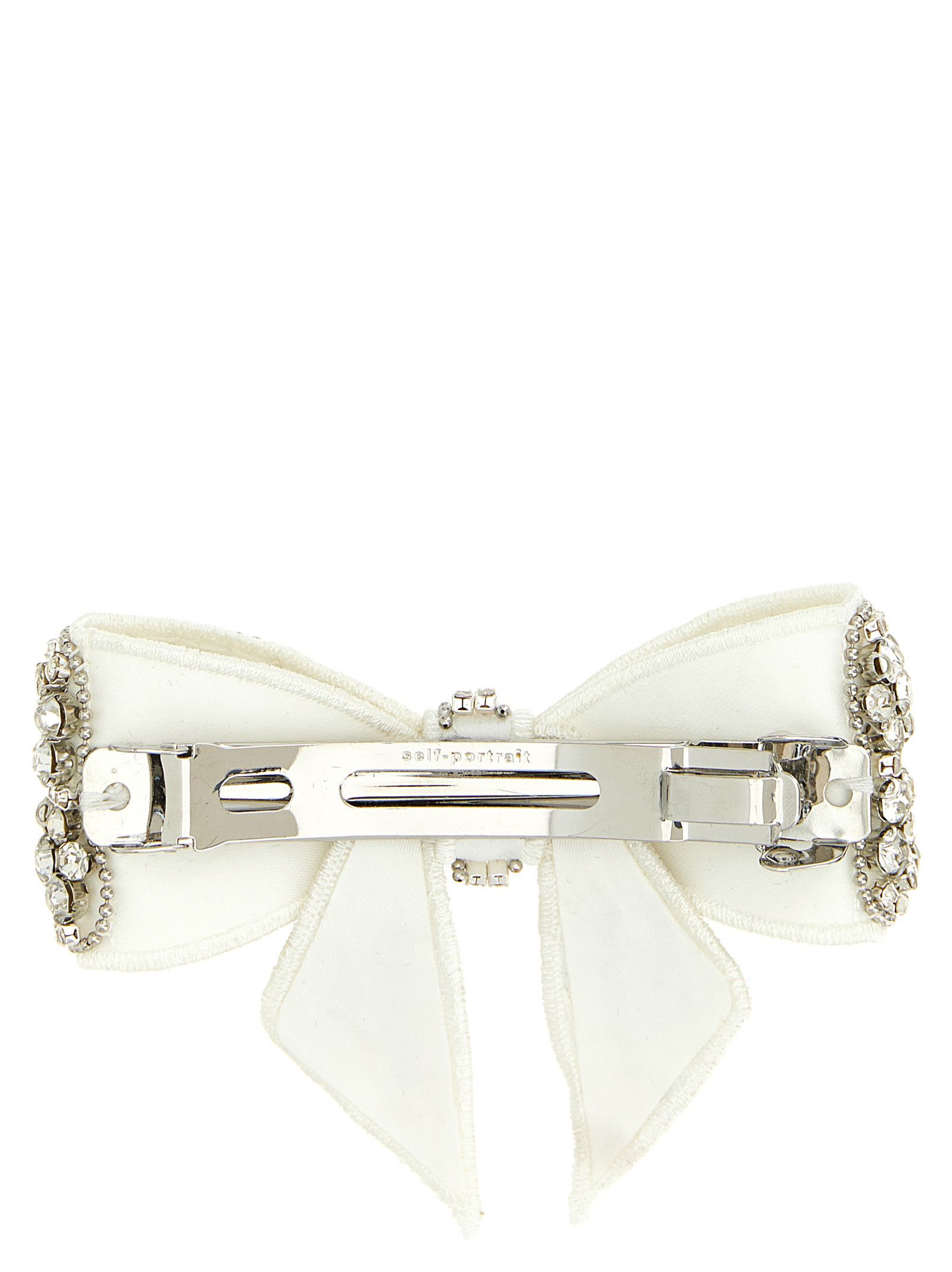 Self-Portrait 'Crystal Embellished Bow' hair clip Size ONE SIZE - 2 Thumbnail