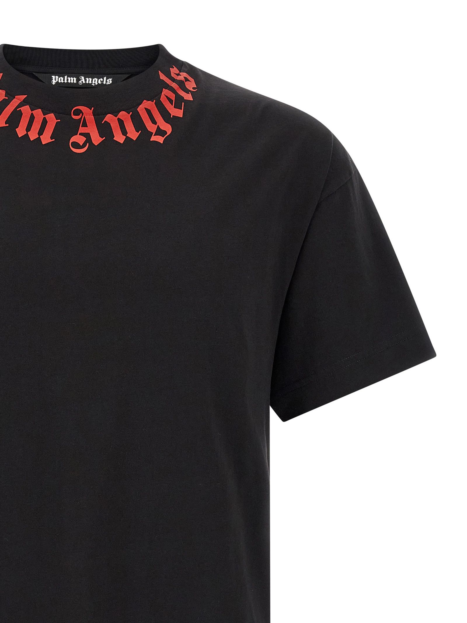 Palm Angels 'Neck Logo' T-shirt Size US XXS / EU 40 - 3 Thumbnail