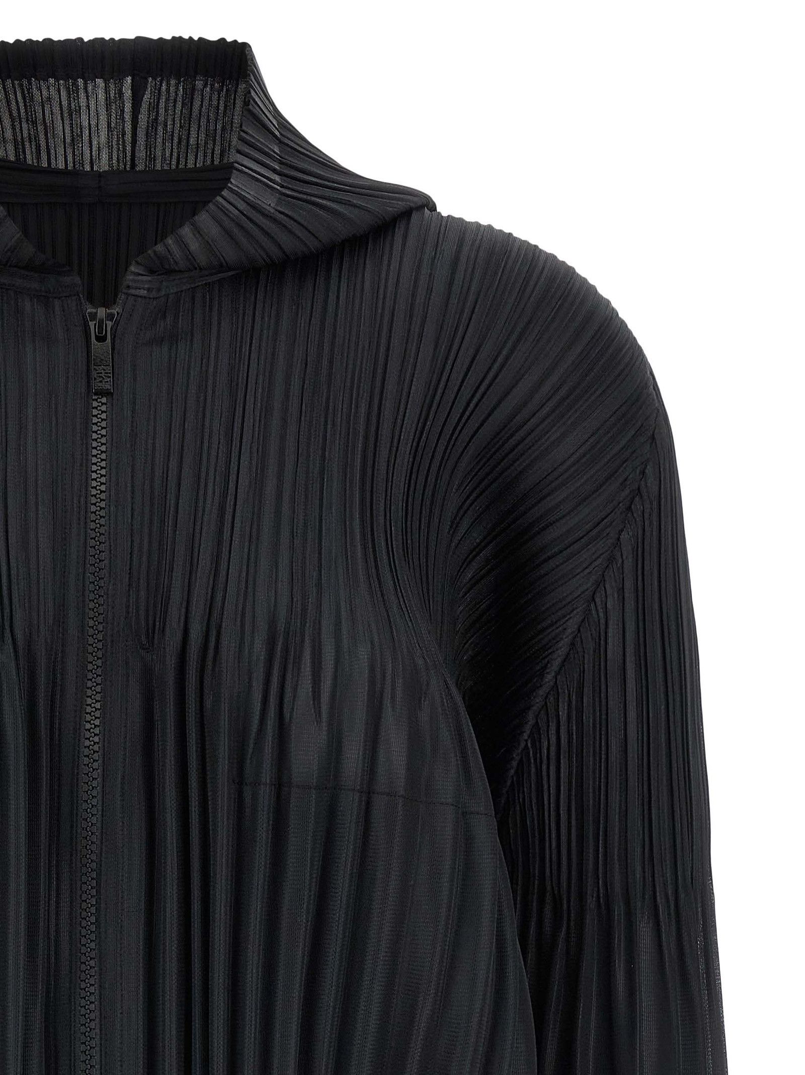 Pleats Please Issey Miyake 'Fluffy Basics' cardigan Size XXL / US 16-18 / IT 52-54 - 3 Thumbnail