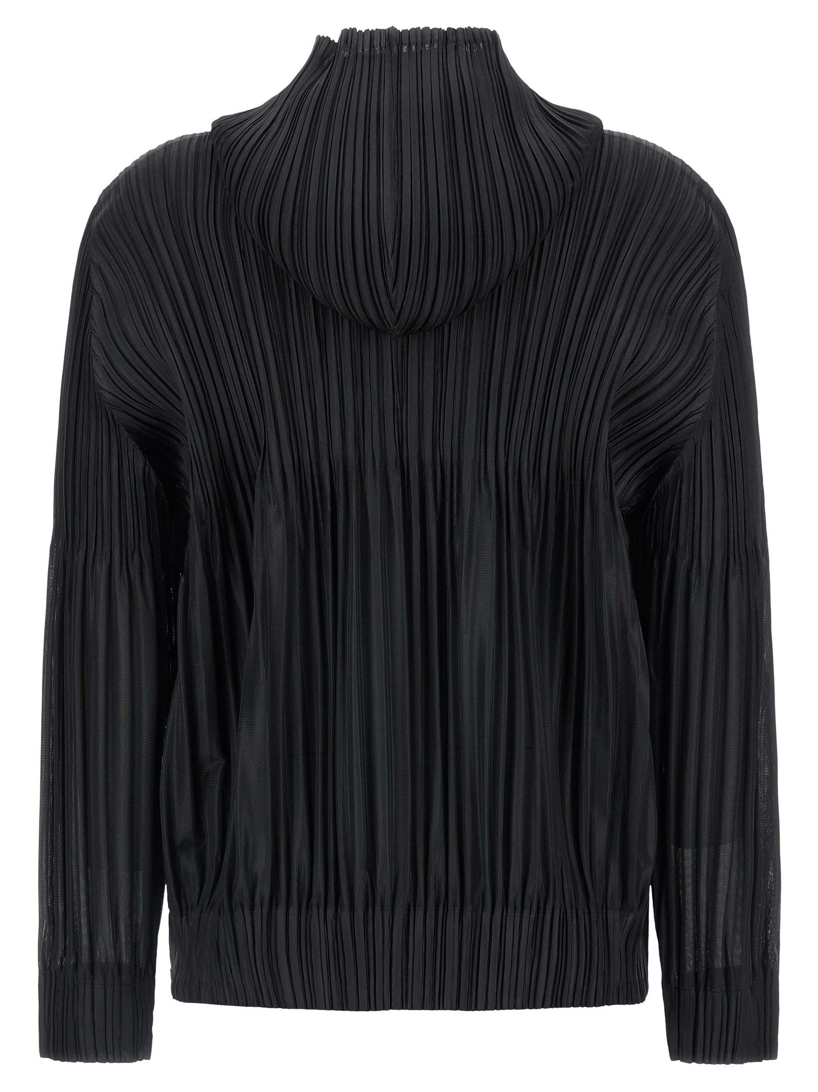 Pleats Please Issey Miyake 'Fluffy Basics' cardigan Size XXL / US 16-18 / IT 52-54 - 2 Thumbnail