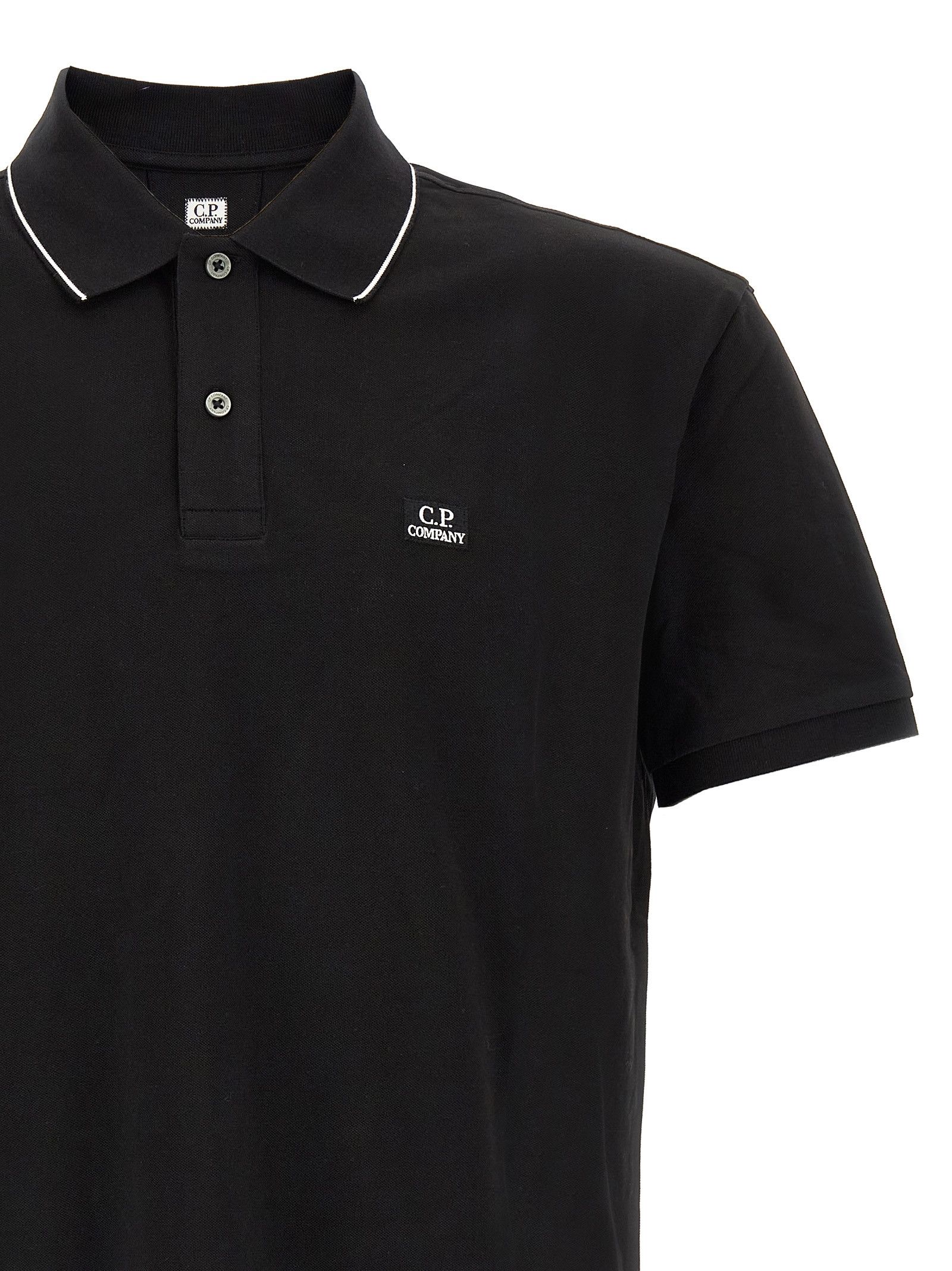 C.P. Company Logo patch polo shirt Size US M / EU 48-50 / 2 - 3 Thumbnail