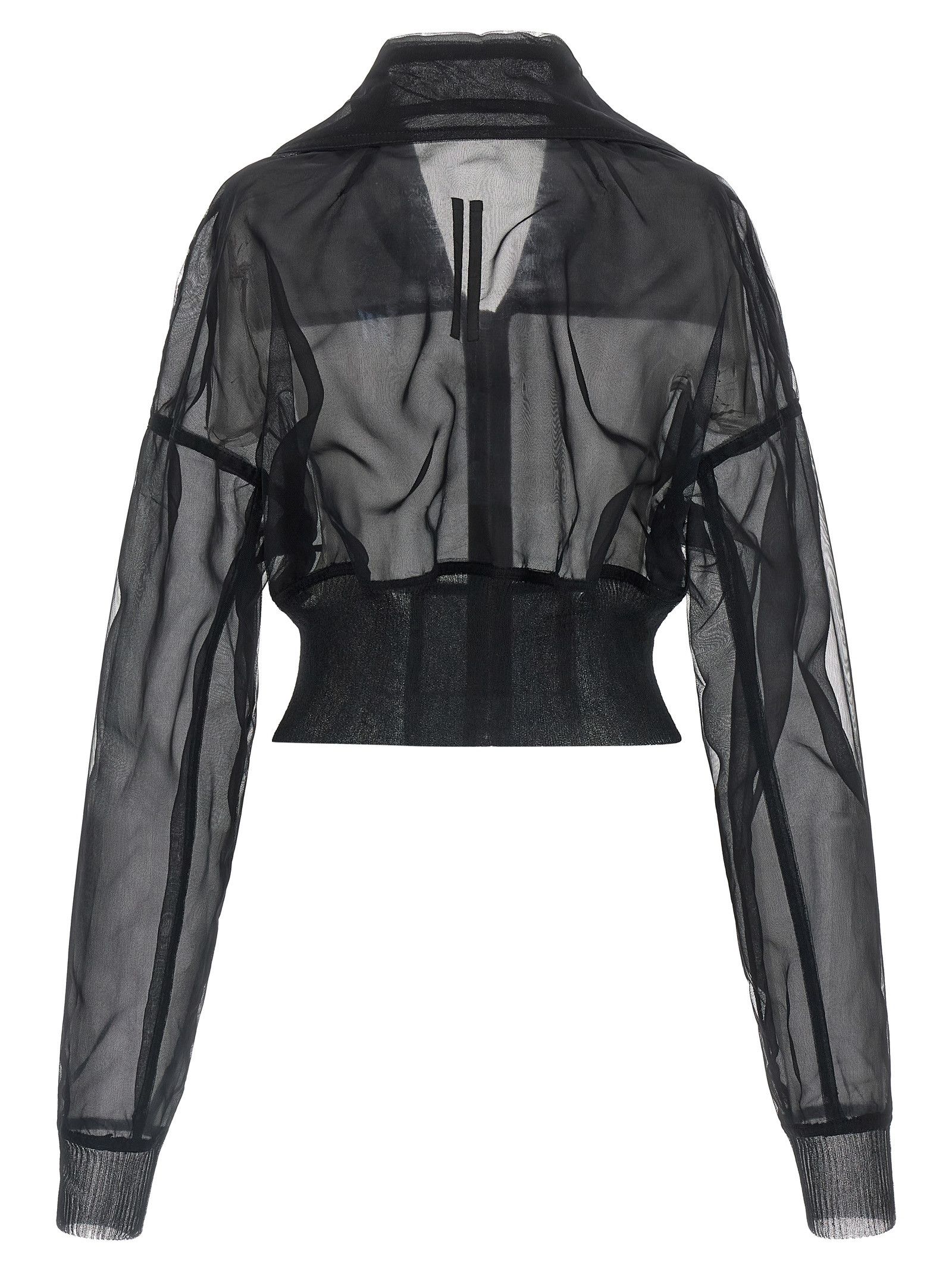 Rick Owens 'Dracucollar cropped' bomber jacket Size M / US 6-8 / IT 42-44 - 2 Thumbnail