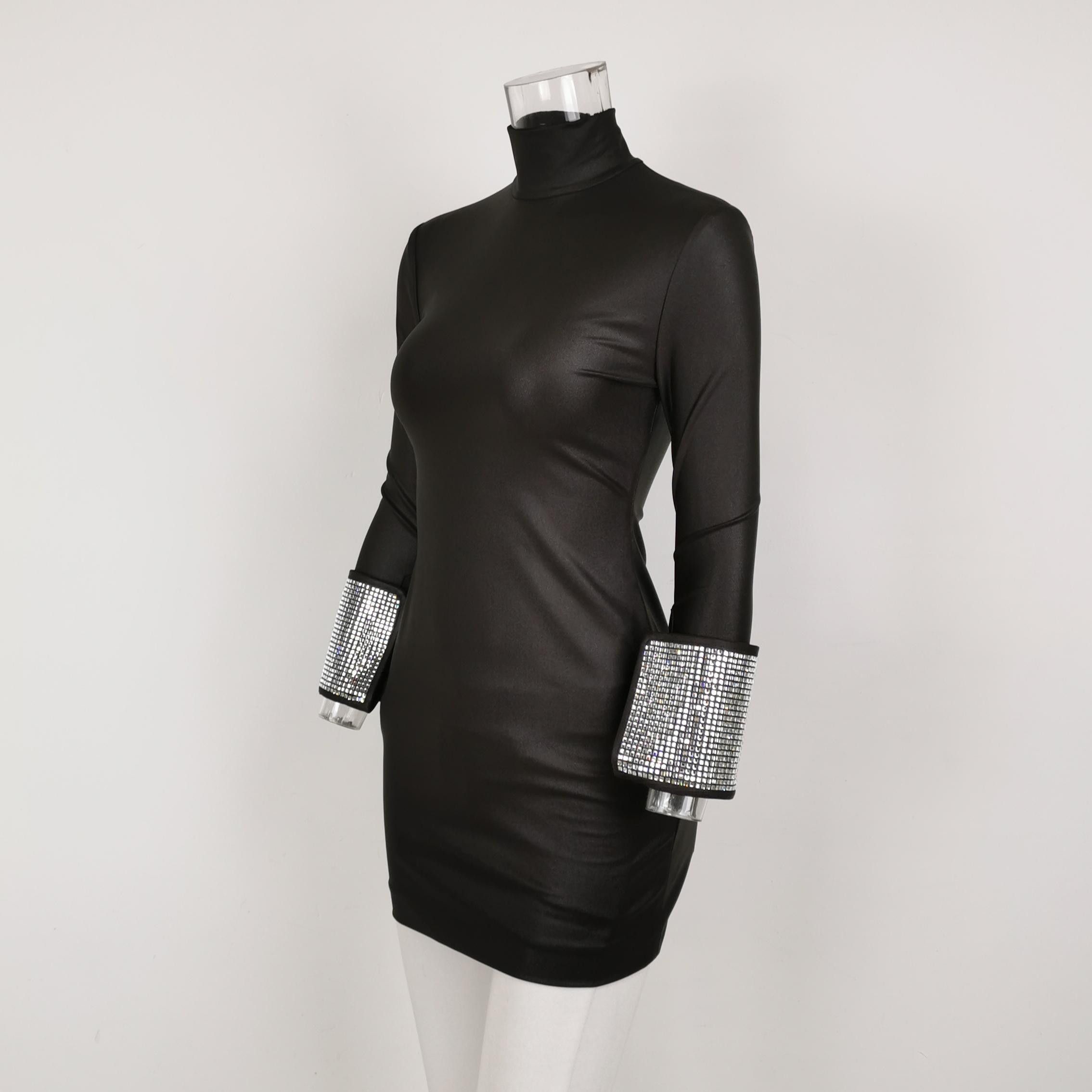 Alexander Wang Alexander Wang Crystal Cuff Mini Dress Size XS Size XS / US 0-2 / IT 36-38 - 2 Thumbnail