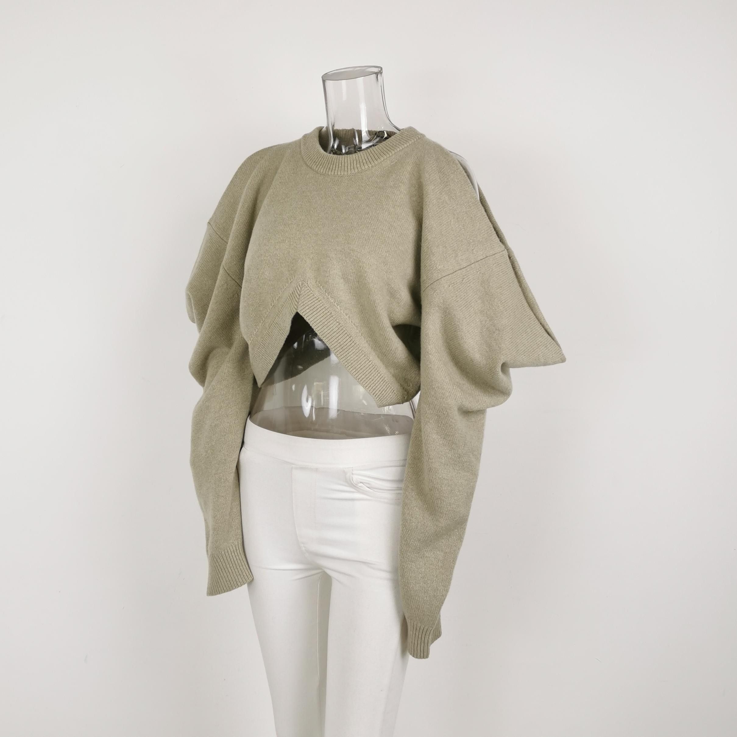 Alexander Wang Alexander Wang Wool V-Hem Sweater Size M Size M / US 6-8 / IT 42-44 - 2 Thumbnail