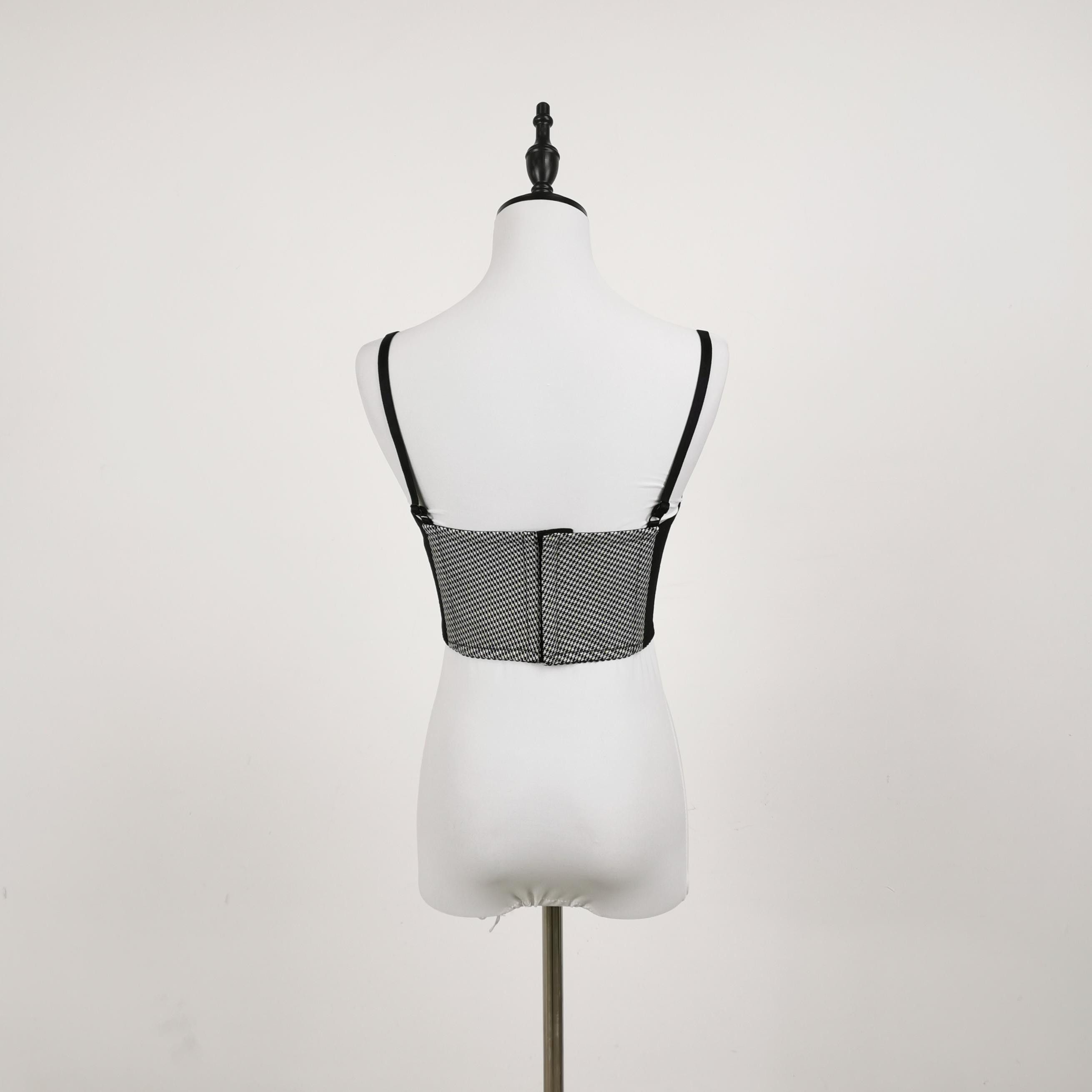 Alexander Wang Alexander Wang Houndstooth Crop Top Size 0 Size XS / US 0-2 / IT 36-38 - 3 Thumbnail