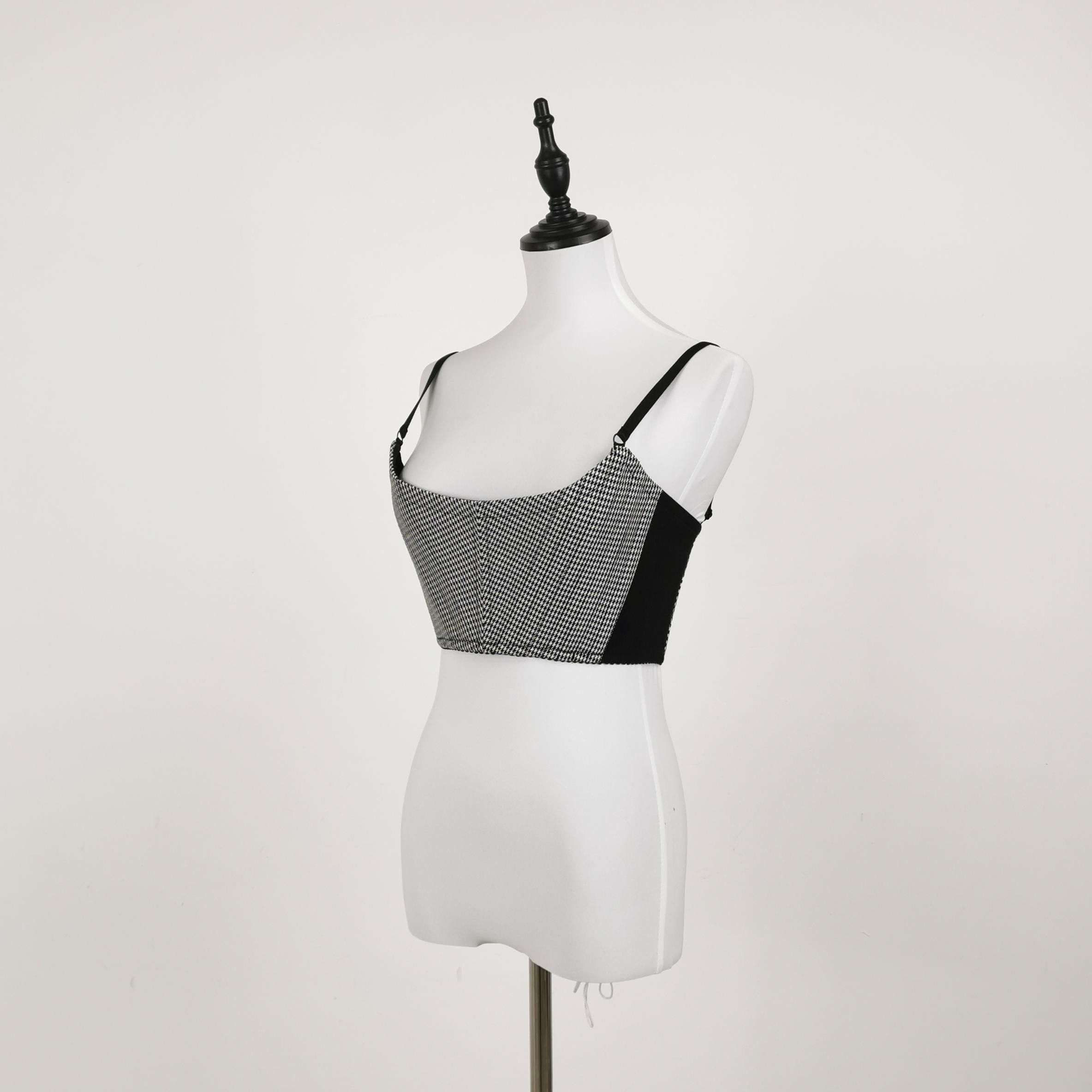 Alexander Wang Alexander Wang Houndstooth Crop Top Size 0 Size XS / US 0-2 / IT 36-38 - 2 Thumbnail