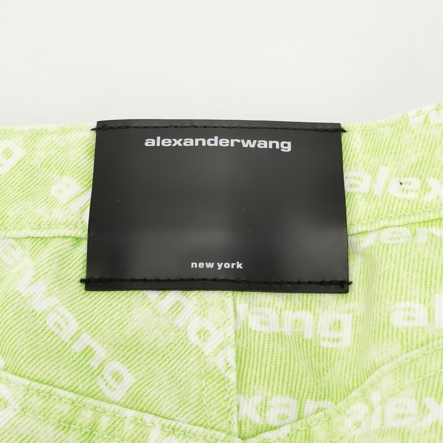 Alexander Wang Alexander Wang Logo Print Jeans Size 25 Size 25" / US 0 / IT 36 - 4 Thumbnail