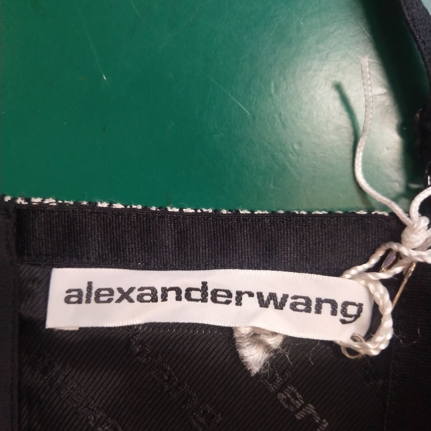 Alexander Wang Alexander Wang Checkered Wool Blend Cami Size 4 Size S / US 4 / IT 40 - 5 Thumbnail