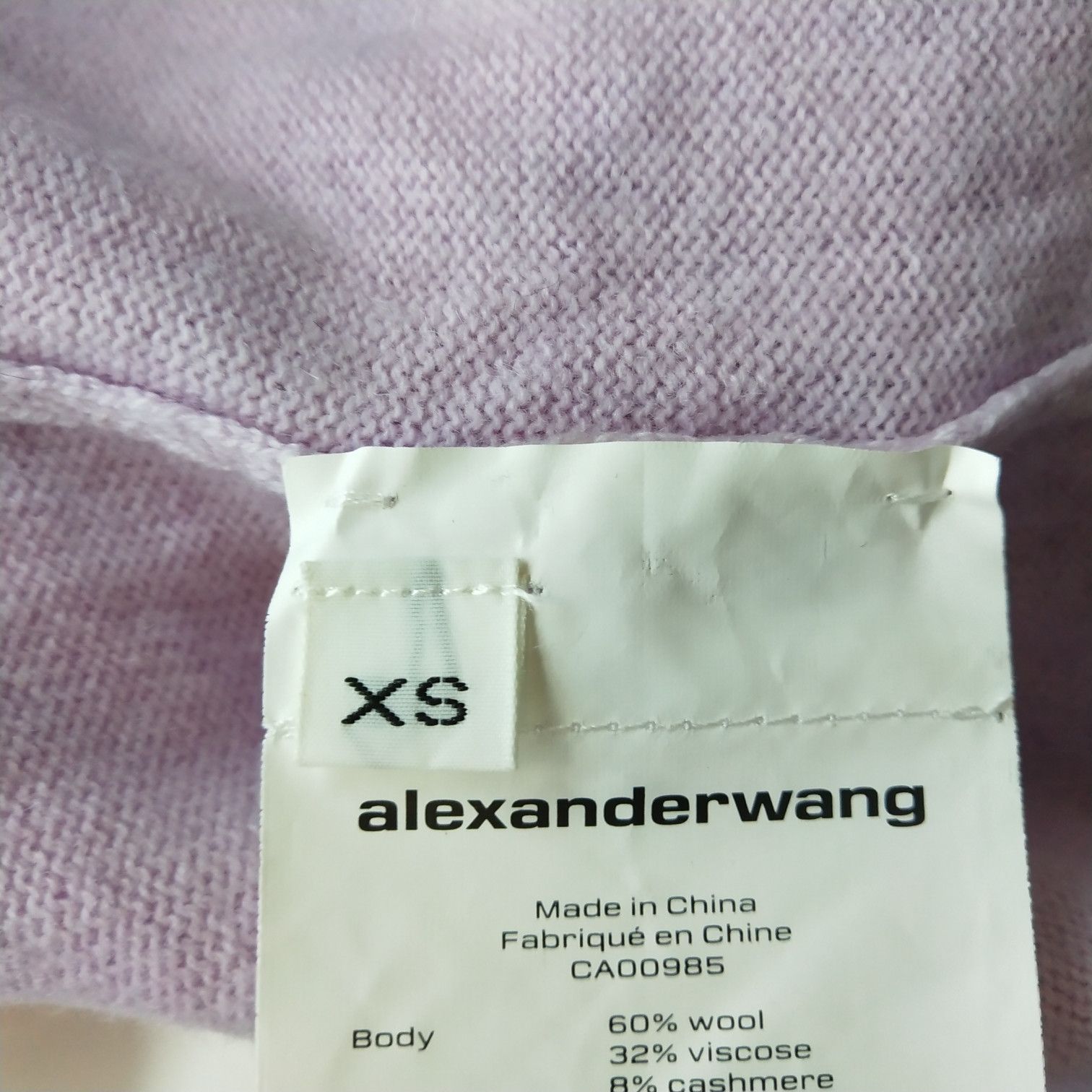 Alexander Wang Alexander Wang Wool Blend V-Neck Cardigan Size XS Size XS / US 0-2 / IT 36-38 - 8 Thumbnail