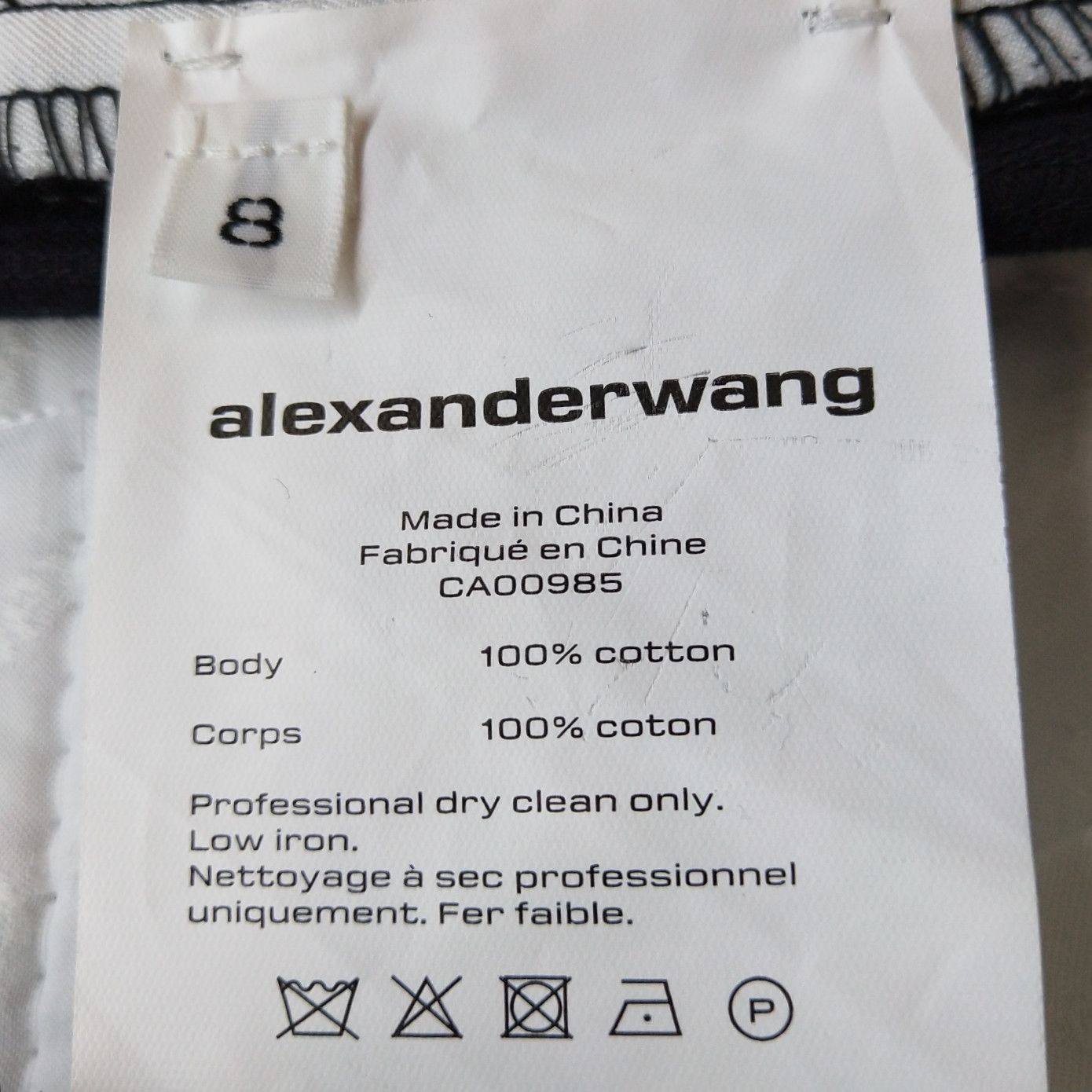 Alexander Wang Alexander Wang Black Corduroy Pants Size 8 Size 30" / US 8 / IT 44 - 8 Thumbnail
