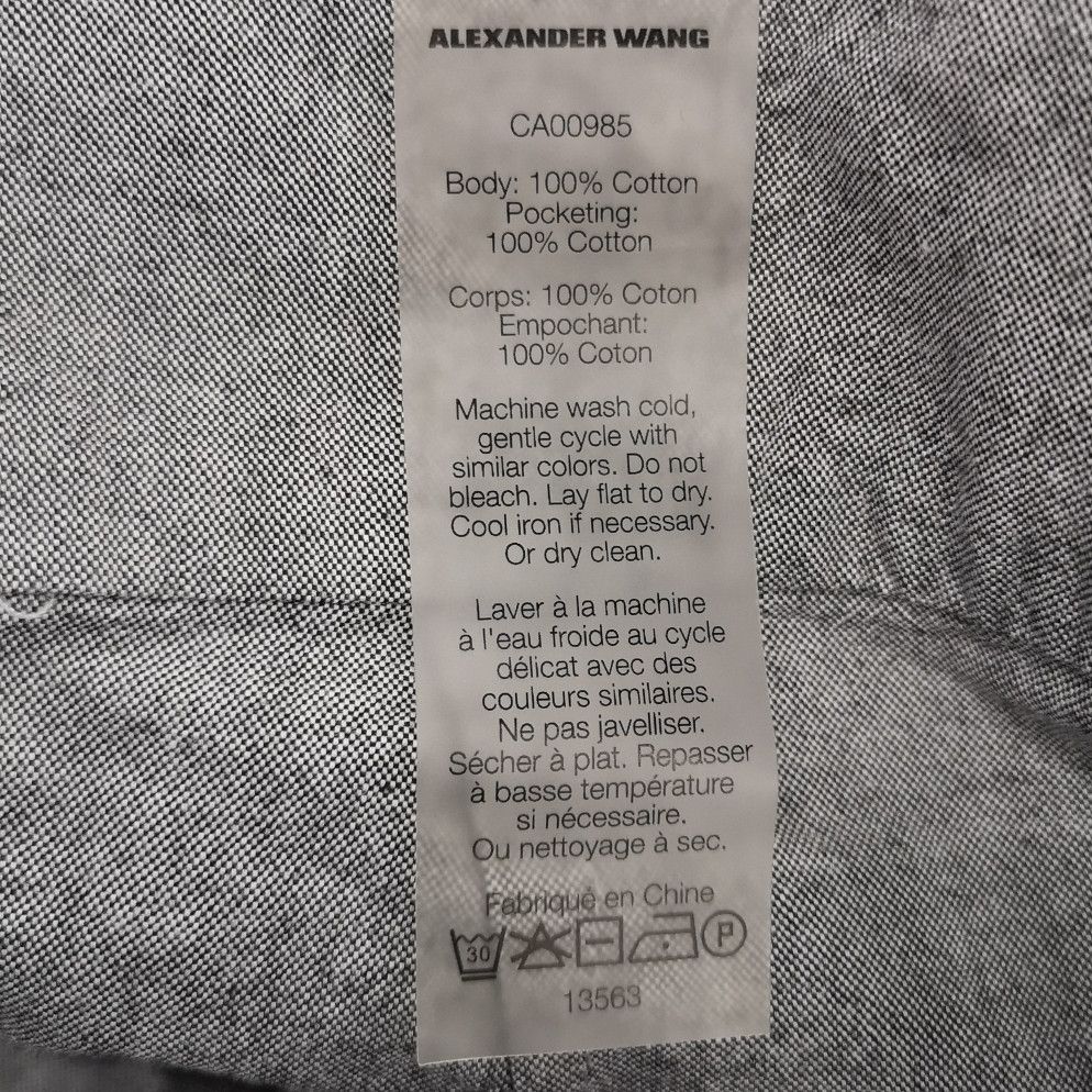 T by Alexander Wang T by Alexander Wang Button Front Mini Skirt Size 2 Size 26" / US 2 / IT 38 - 7 Thumbnail