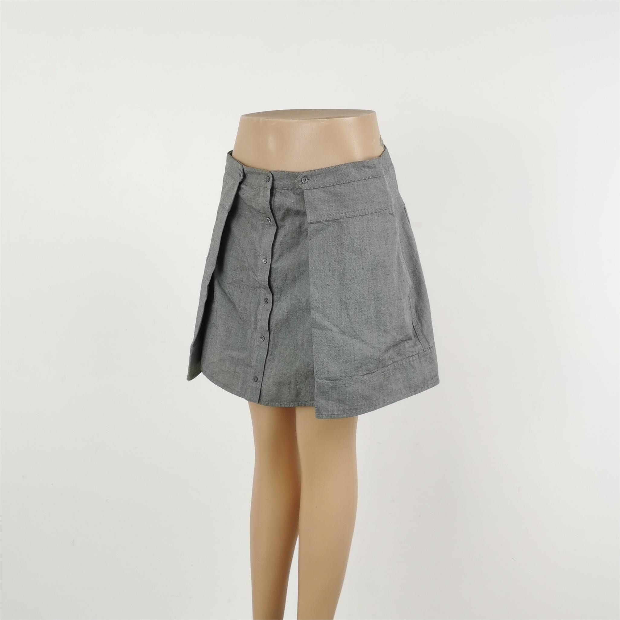 T by Alexander Wang T by Alexander Wang Button Front Mini Skirt Size 2 Size 26" / US 2 / IT 38 - 2 Thumbnail