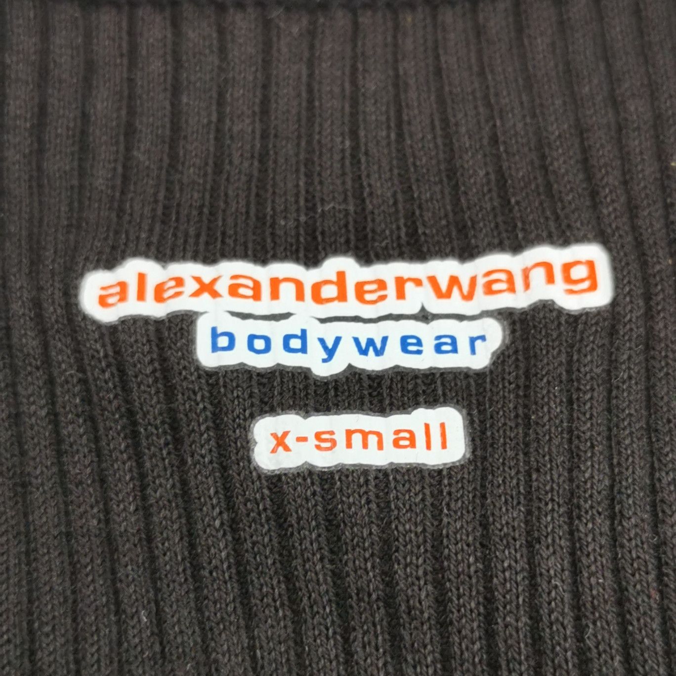 Alexander Wang Alexander Wang Ribbed Logo Crop Top Size XS Size XS / US 0-2 / IT 36-38 - 6 Thumbnail