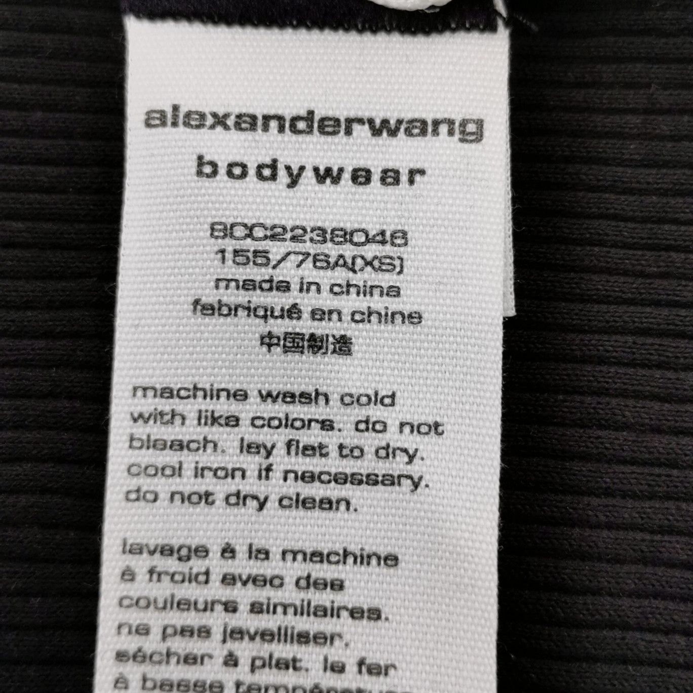 Alexander Wang Alexander Wang Ribbed Logo Crop Top Size XS Size XS / US 0-2 / IT 36-38 - 7 Thumbnail