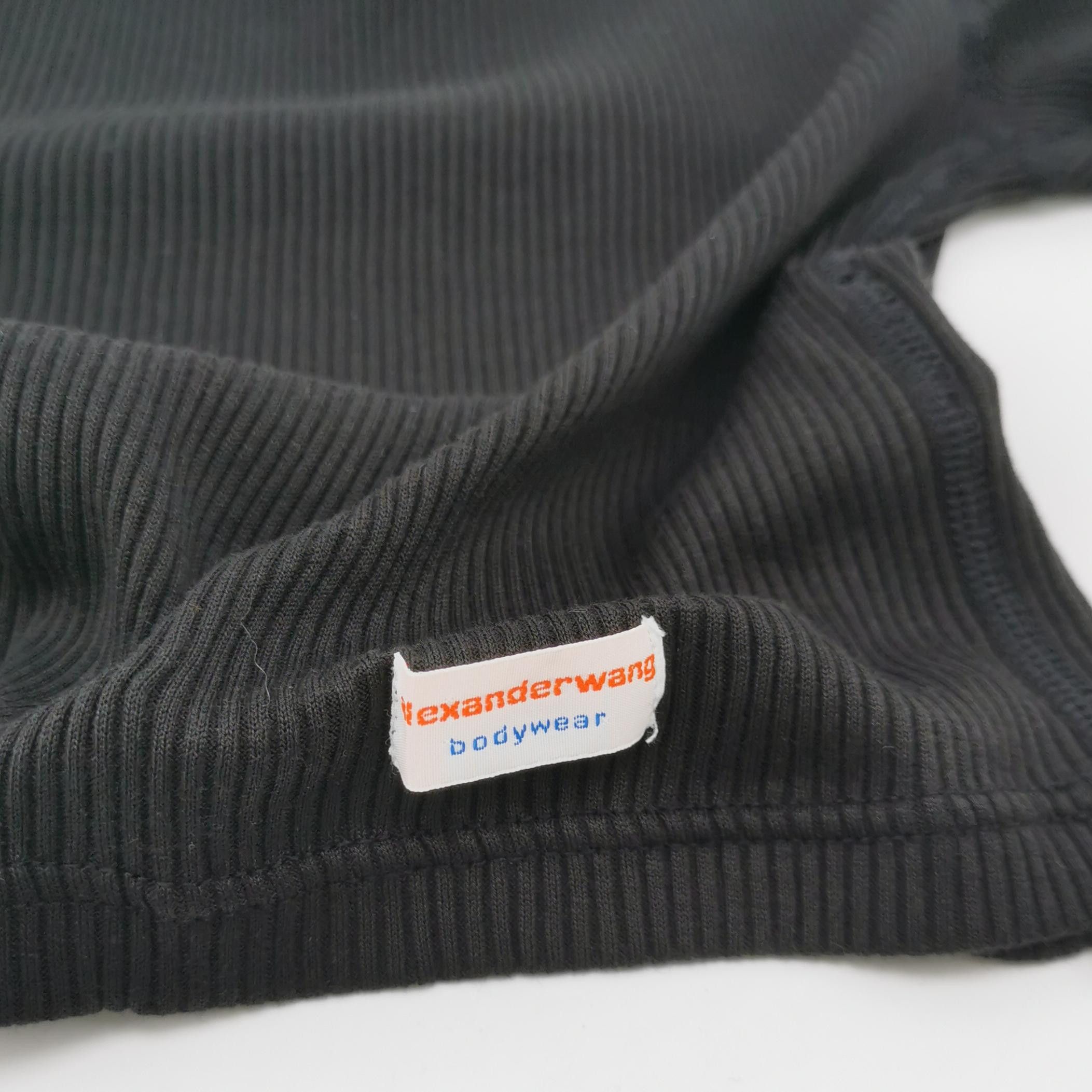 Alexander Wang Alexander Wang Ribbed Logo Crop Top Size XS Size XS / US 0-2 / IT 36-38 - 4 Thumbnail