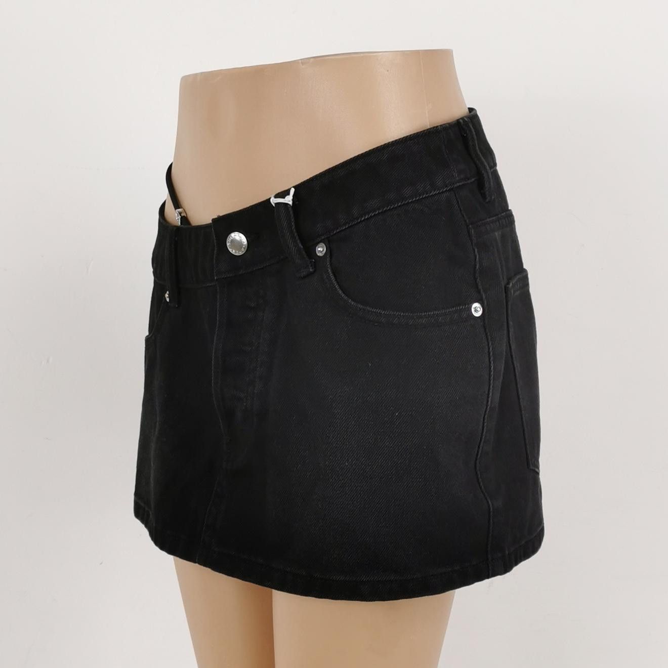 Alexander Wang Alexander Wang Cotton Mini Skirt Size 27 Size 27" / US 4 / IT 40 - 2 Thumbnail