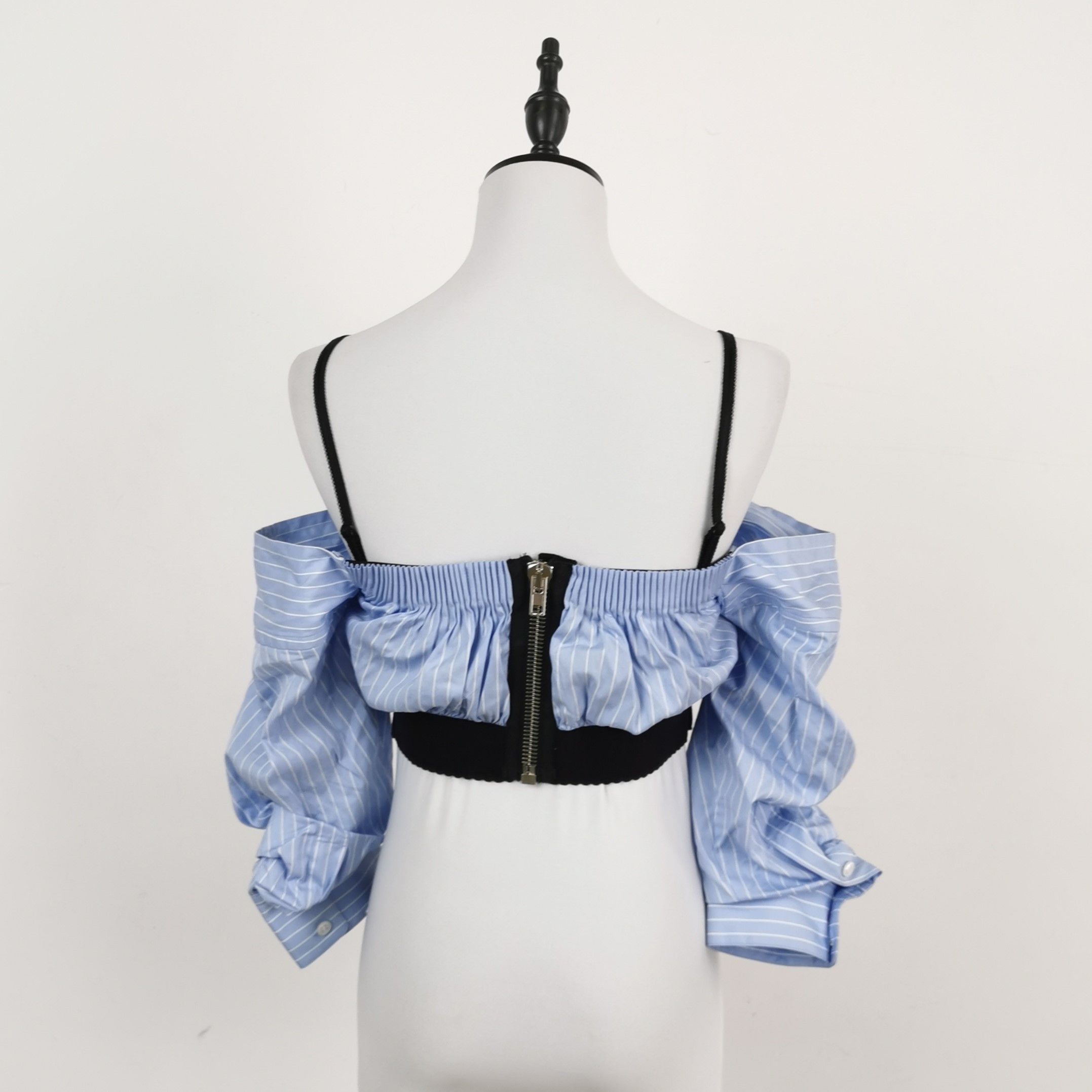 Alexander Wang Alexander Wang Striped Bustier Crop Top Size 2 Size XS / US 0-2 / IT 36-38 - 2 Thumbnail