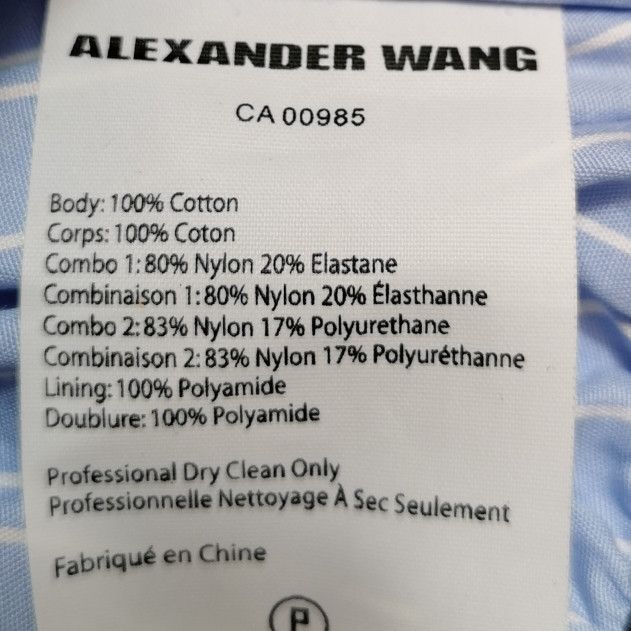 Alexander Wang Alexander Wang Striped Bustier Crop Top Size 2 Size XS / US 0-2 / IT 36-38 - 8 Thumbnail