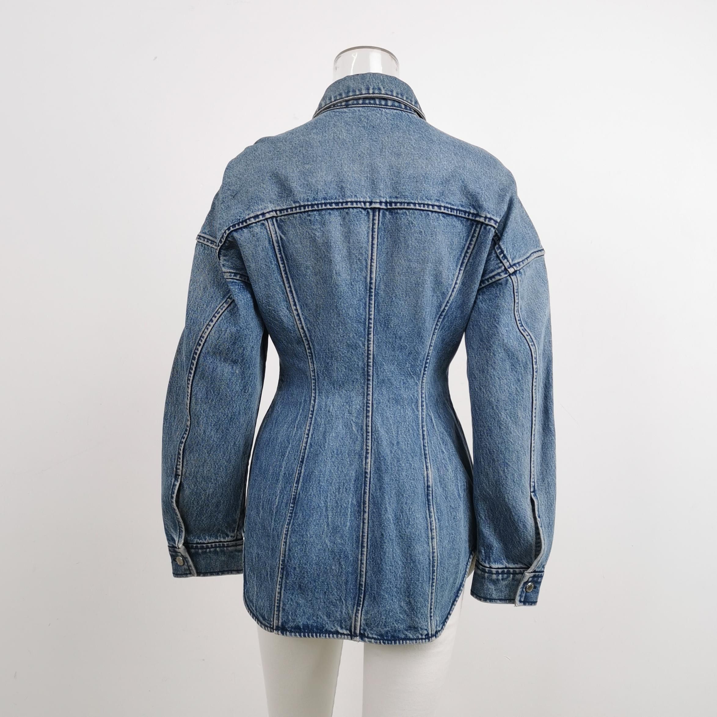 Alexander Wang Alexander Wang Paneled Denim Jacket Size 2 Size XS / US 0-2 / IT 36-38 - 2 Thumbnail