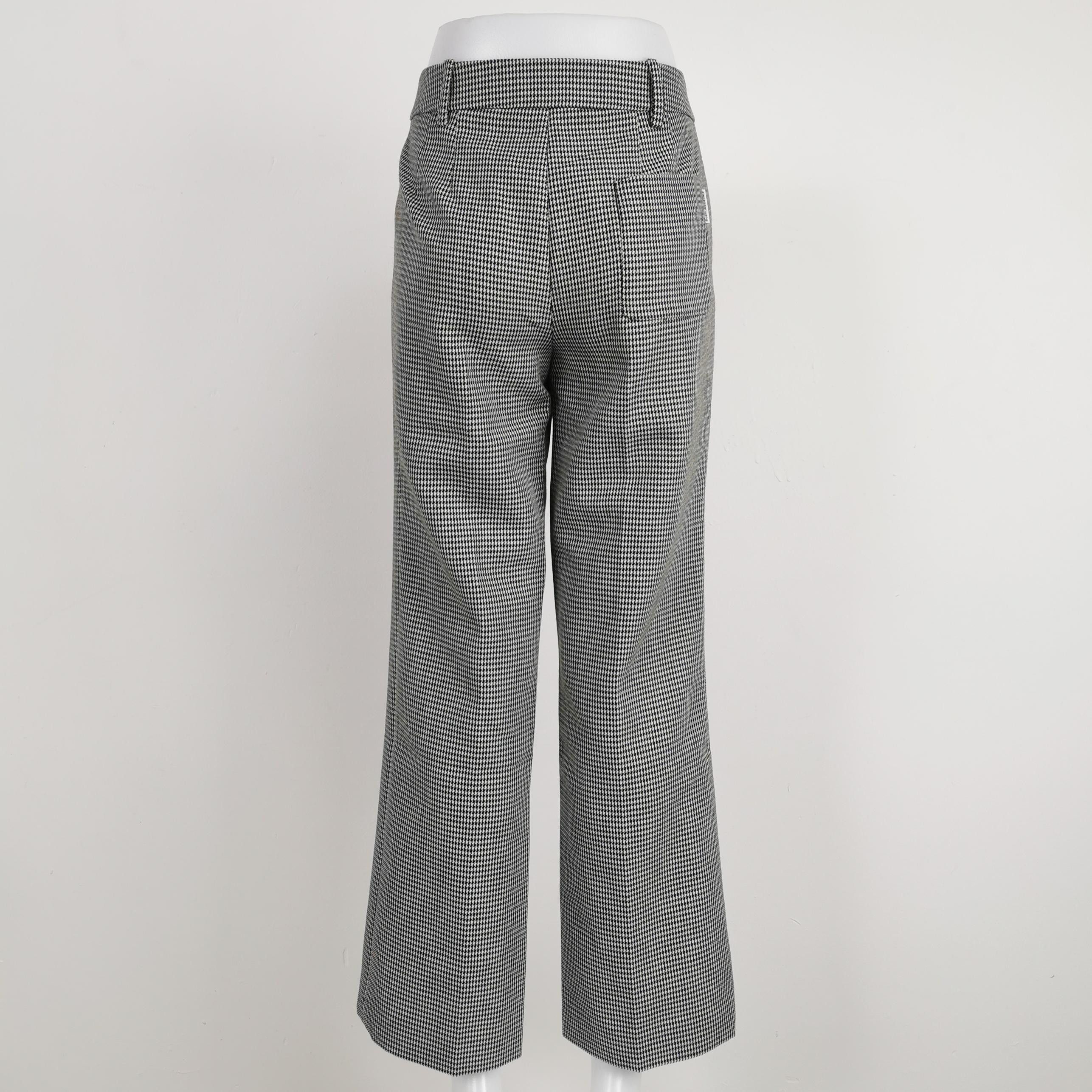 Alexander Wang Alexander Wang Wool Blend Houndstooth Trousers US 0 Size 25" / US 0 / IT 36 - 2 Thumbnail