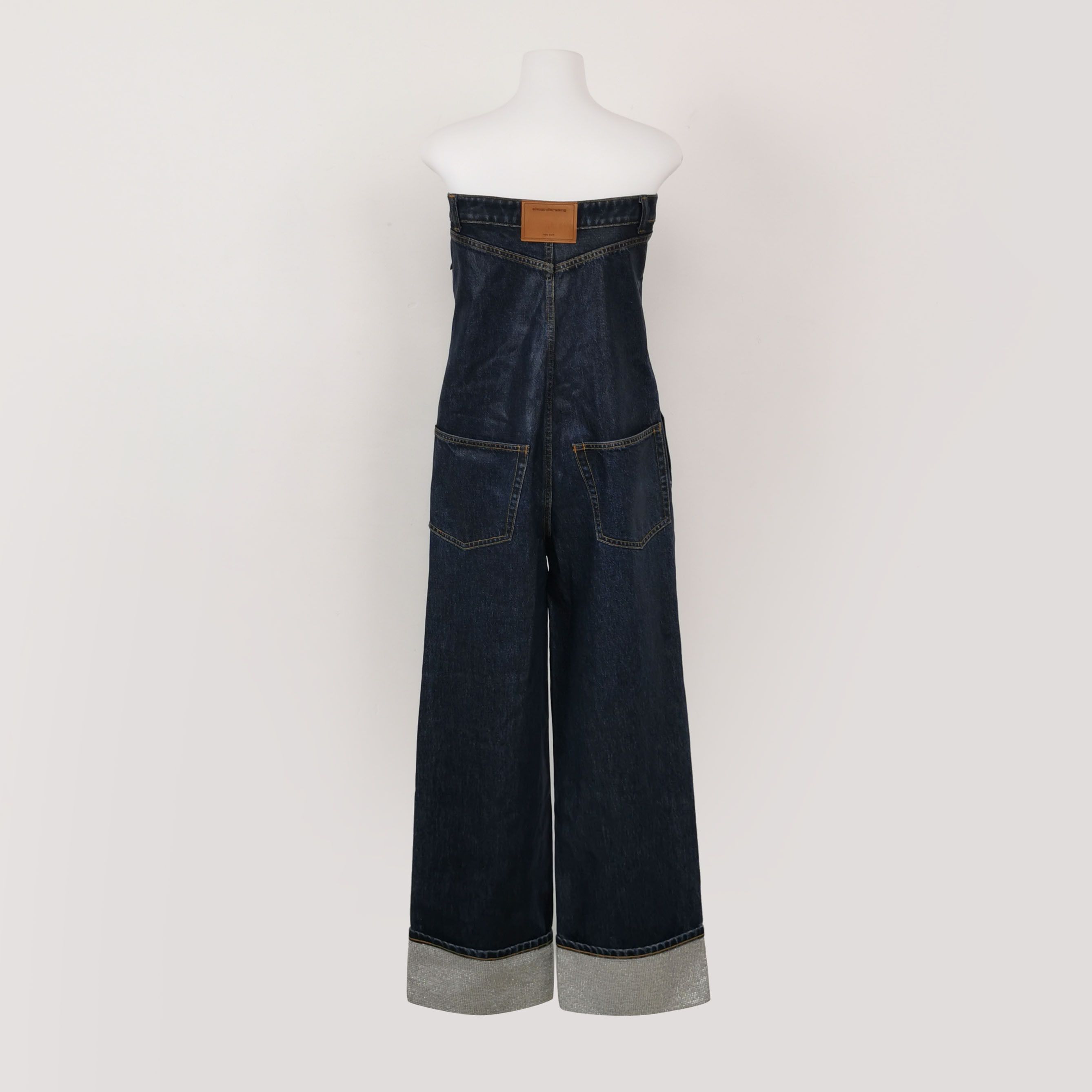 Alexander Wang Alexander Wang Denim Jumpsuit Size 2 Size 26" / US 2 / IT 38 - 2 Thumbnail