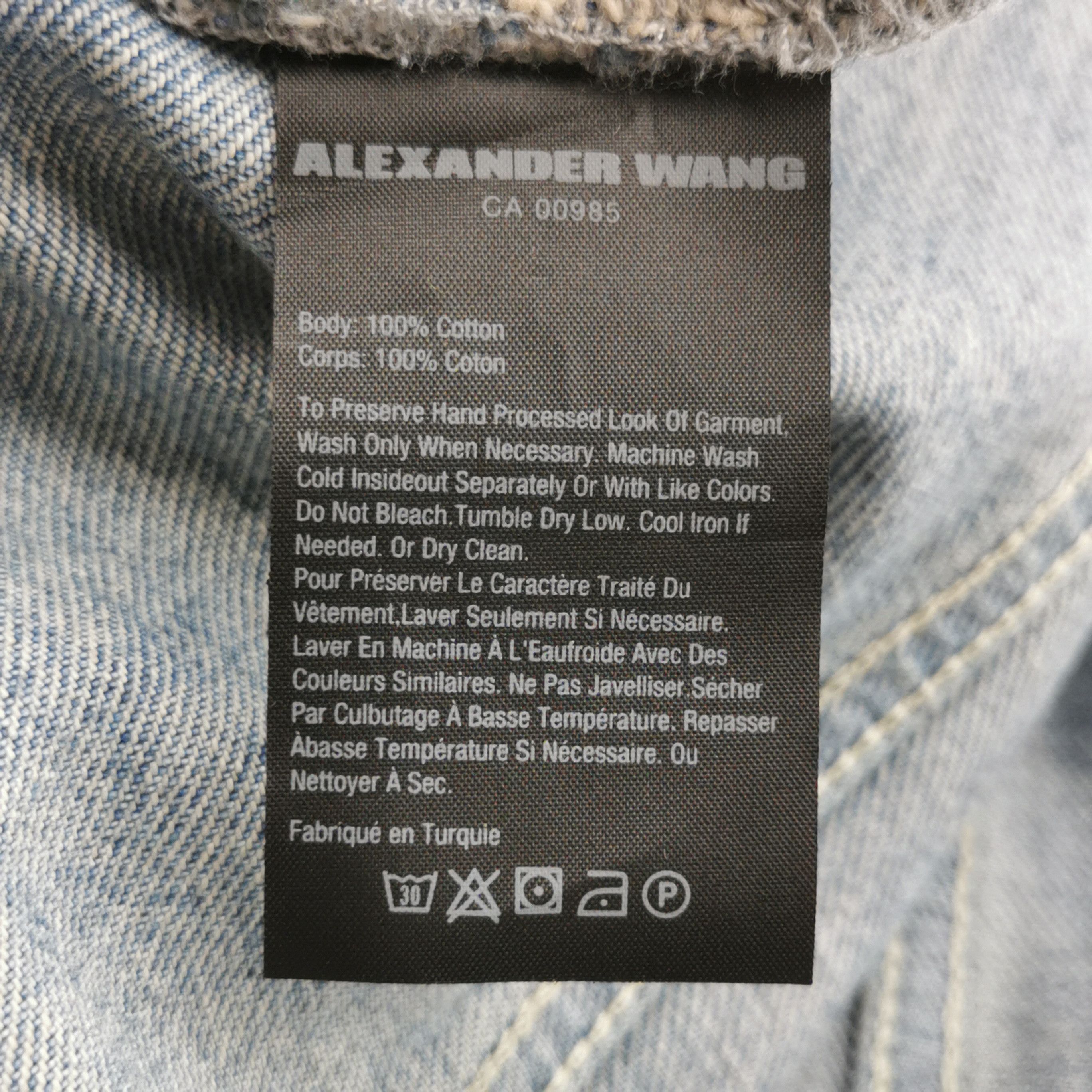 Alexander Wang Alexander Wang Denim Jacket Size S Size S / US 4 / IT 40 - 6 Thumbnail