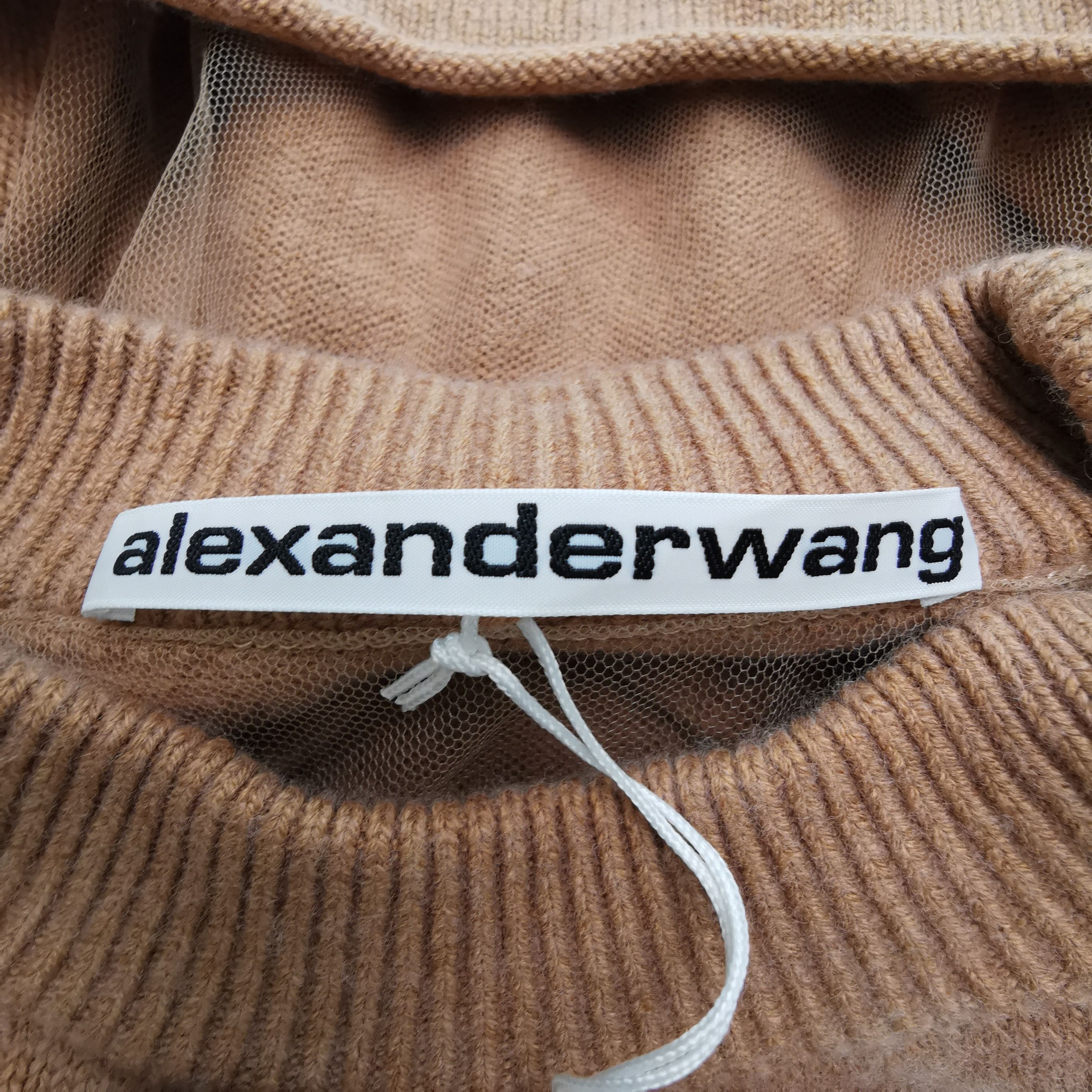 Alexander Wang Alexander Wang Illusion Tulle Drape Sweater Size S Size S / US 4 / IT 40 - 5 Thumbnail