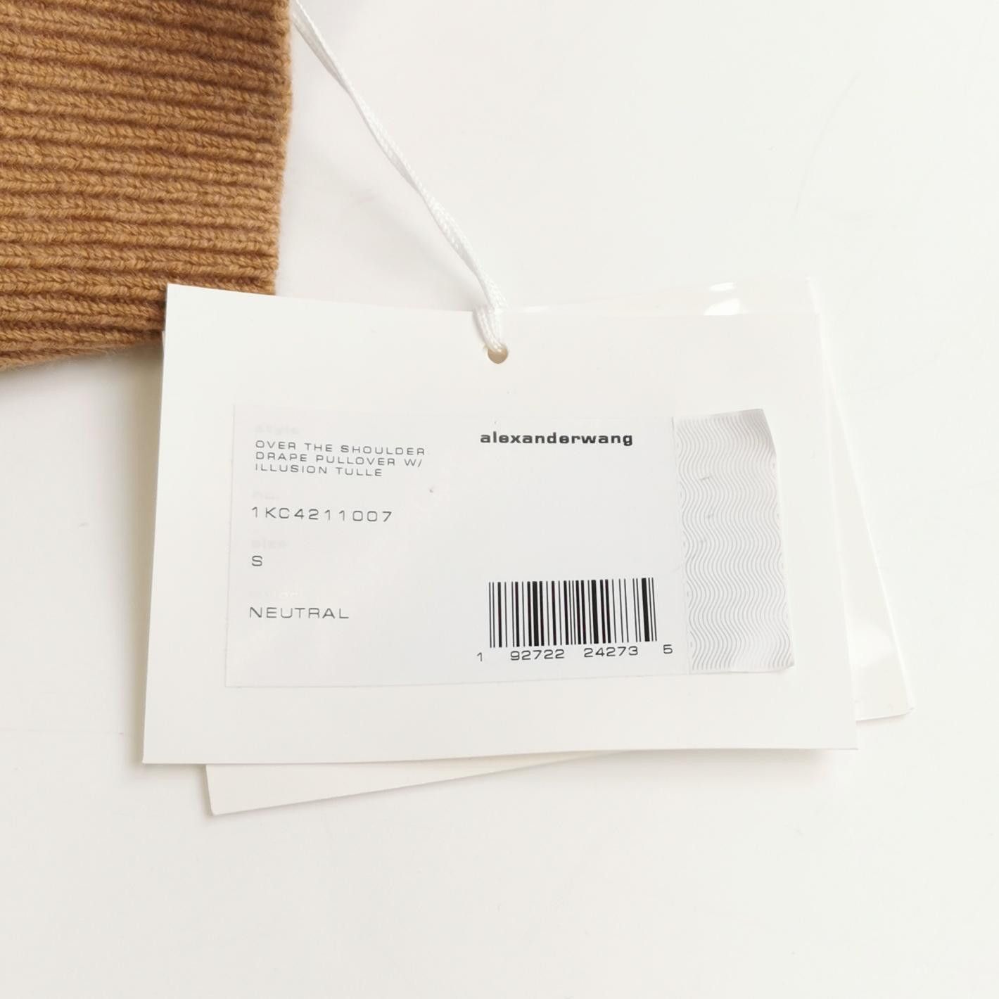 Alexander Wang Alexander Wang Illusion Tulle Drape Sweater Size S Size S / US 4 / IT 40 - 4 Thumbnail