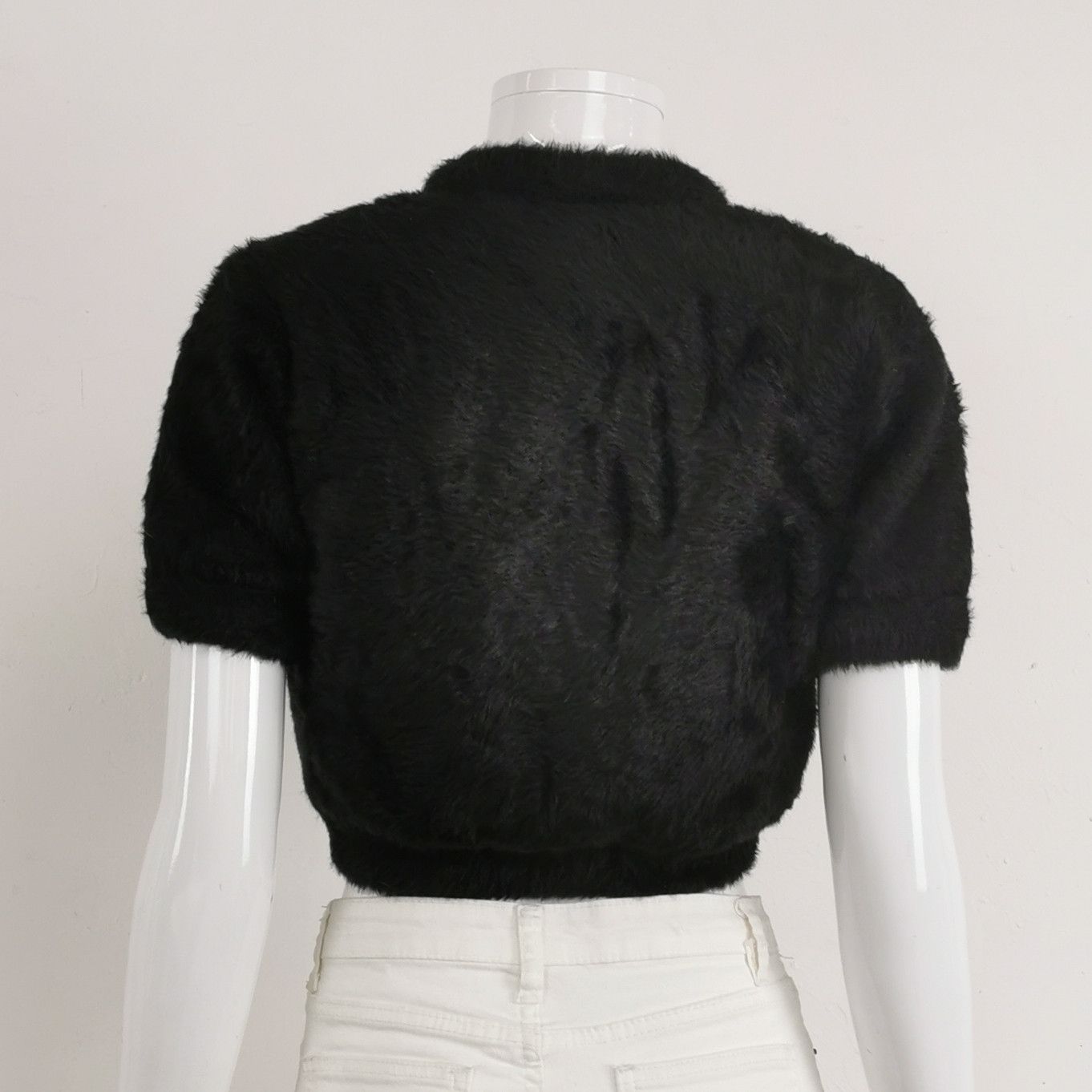 Alexander Wang Alexander Wang Faux Fur Crewneck Jacket Size S Size S / US 4 / IT 40 - 2 Thumbnail