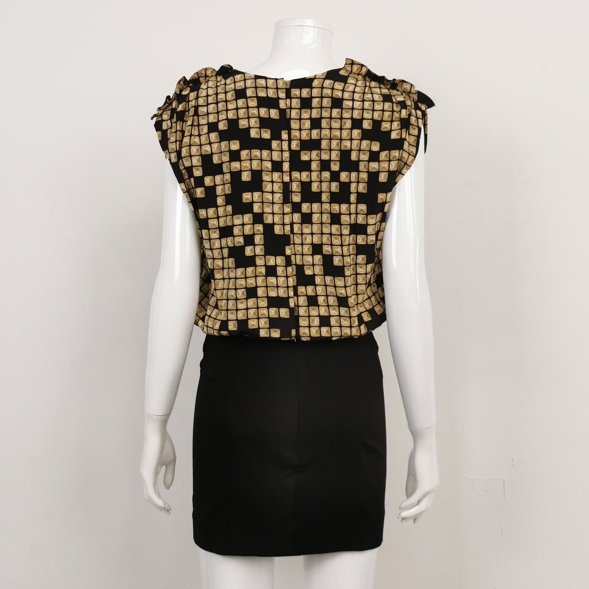 Alexander Wang Alexander Wang Geometric Pattern Mini Dress US 2 Size XS / US 0-2 / IT 36-38 - 2 Thumbnail