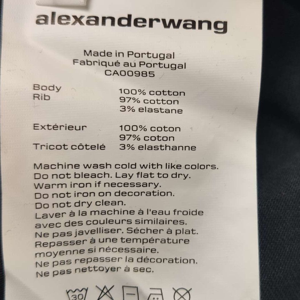 Alexander Wang Alexander Wang Logo Hoodie Size M Size US M / EU 48-50 / 2 - 7 Thumbnail