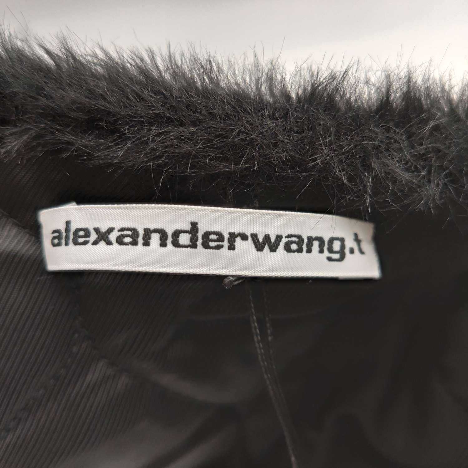 T by Alexander Wang T by Alexander Wang Black Fuzzy Jacket Size S Size S / US 4 / IT 40 - 4 Thumbnail