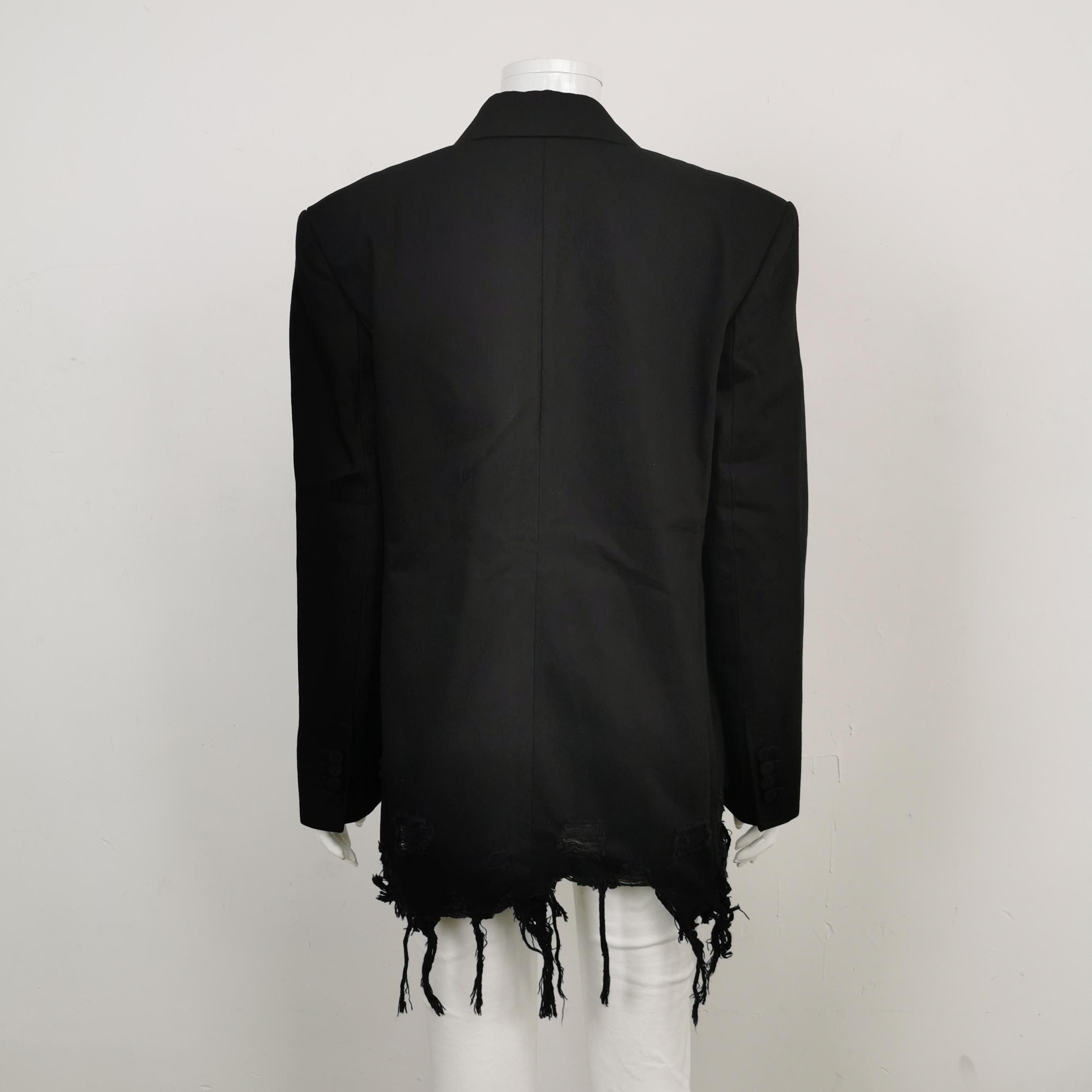 Alexander Wang Alexander Wang Fringe Hem Blazer US 4 Size S / US 4 / IT 40 - 2 Thumbnail