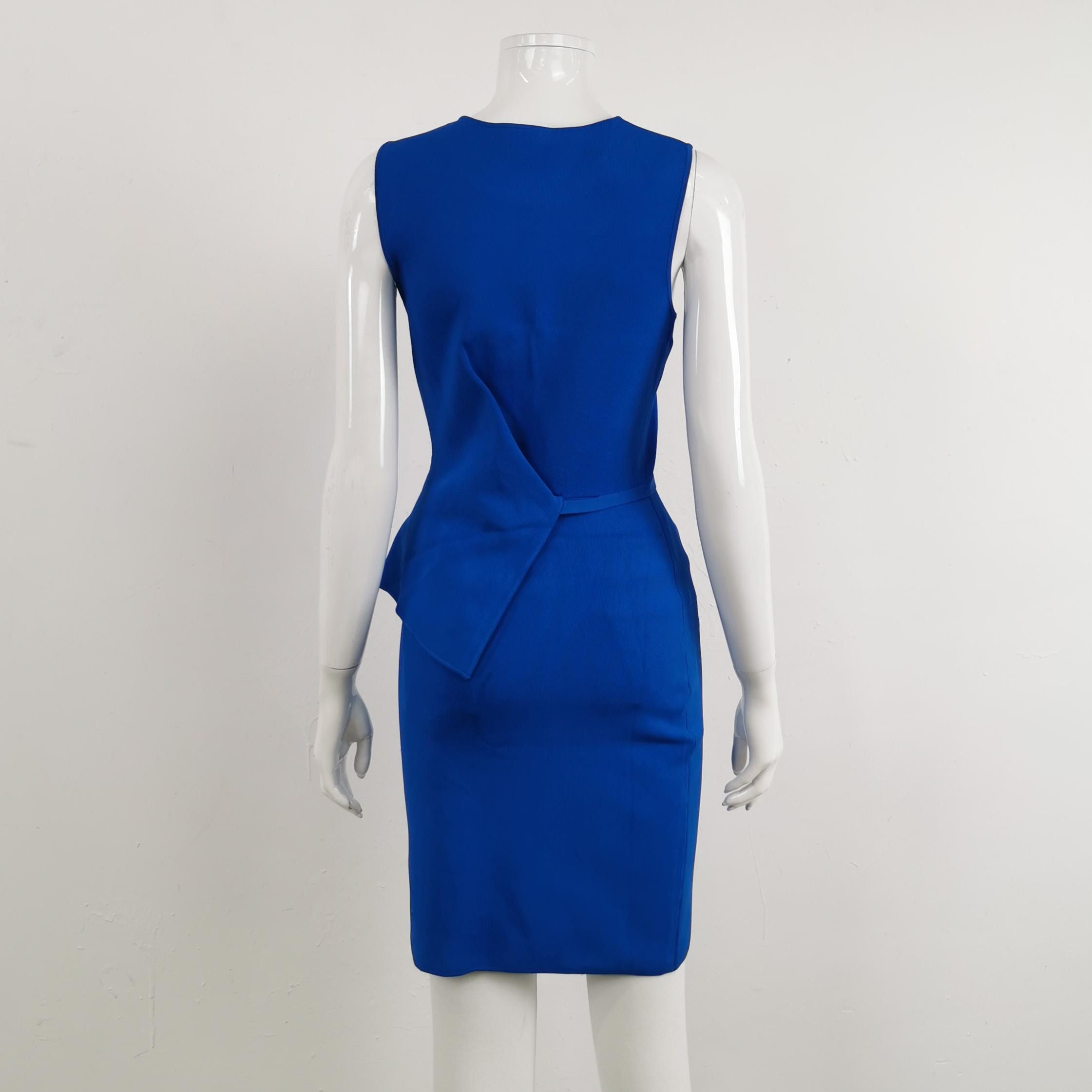 Alexander Wang Alexander Wang Blue Round Neck Mini Dress Size S Size S / US 4 / IT 40 - 2 Thumbnail