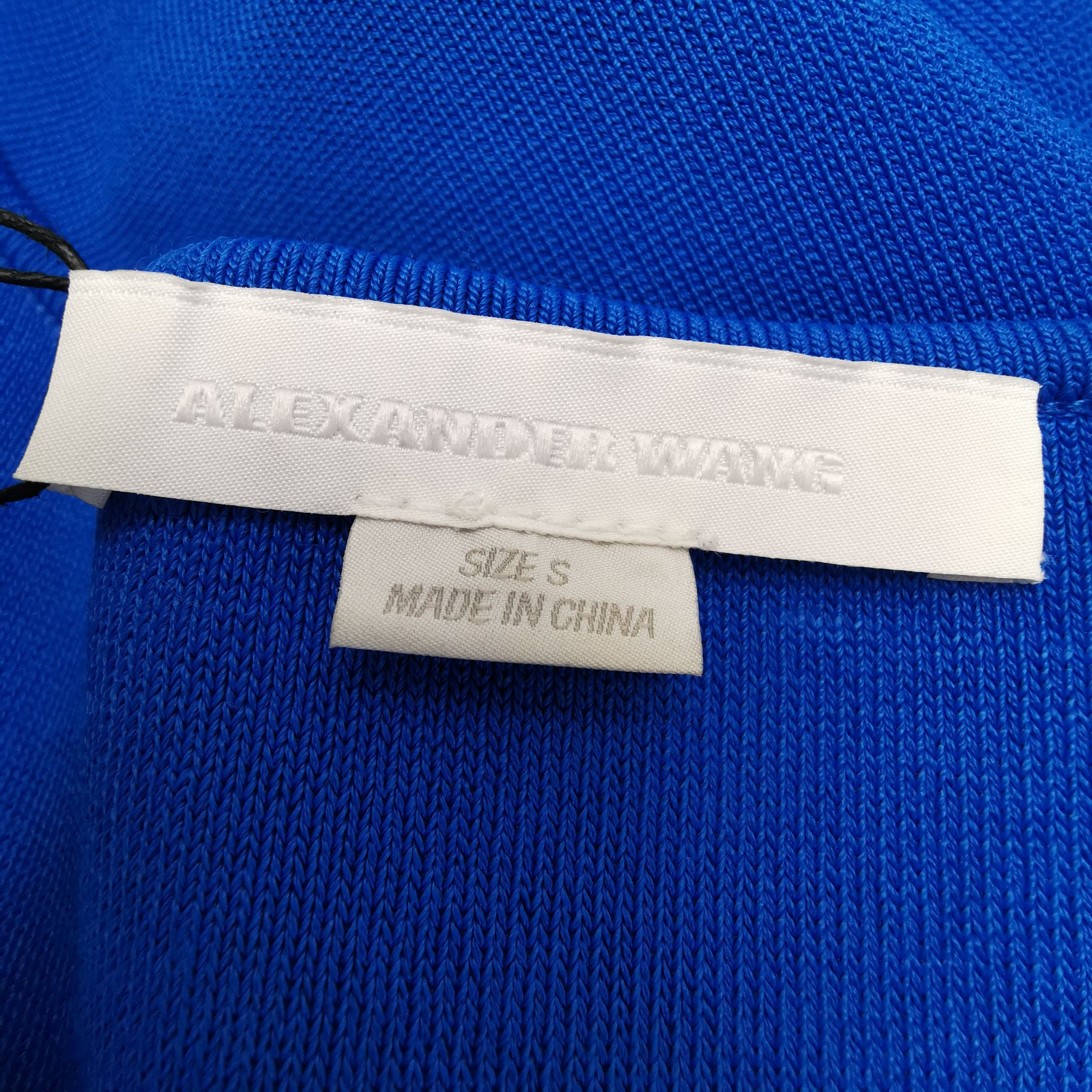 Alexander Wang Alexander Wang Blue Round Neck Mini Dress Size S Size S / US 4 / IT 40 - 4 Thumbnail